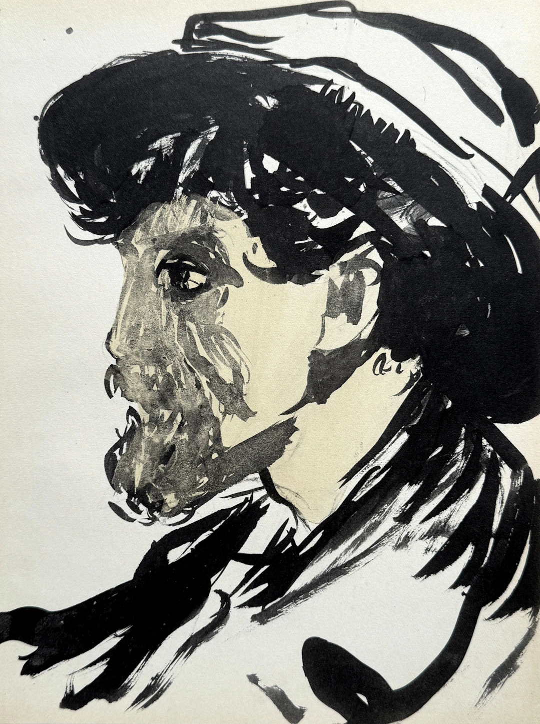 Kees Van Dongen - Autoportrait - Lithographie, 1925 - Juffermans JB5