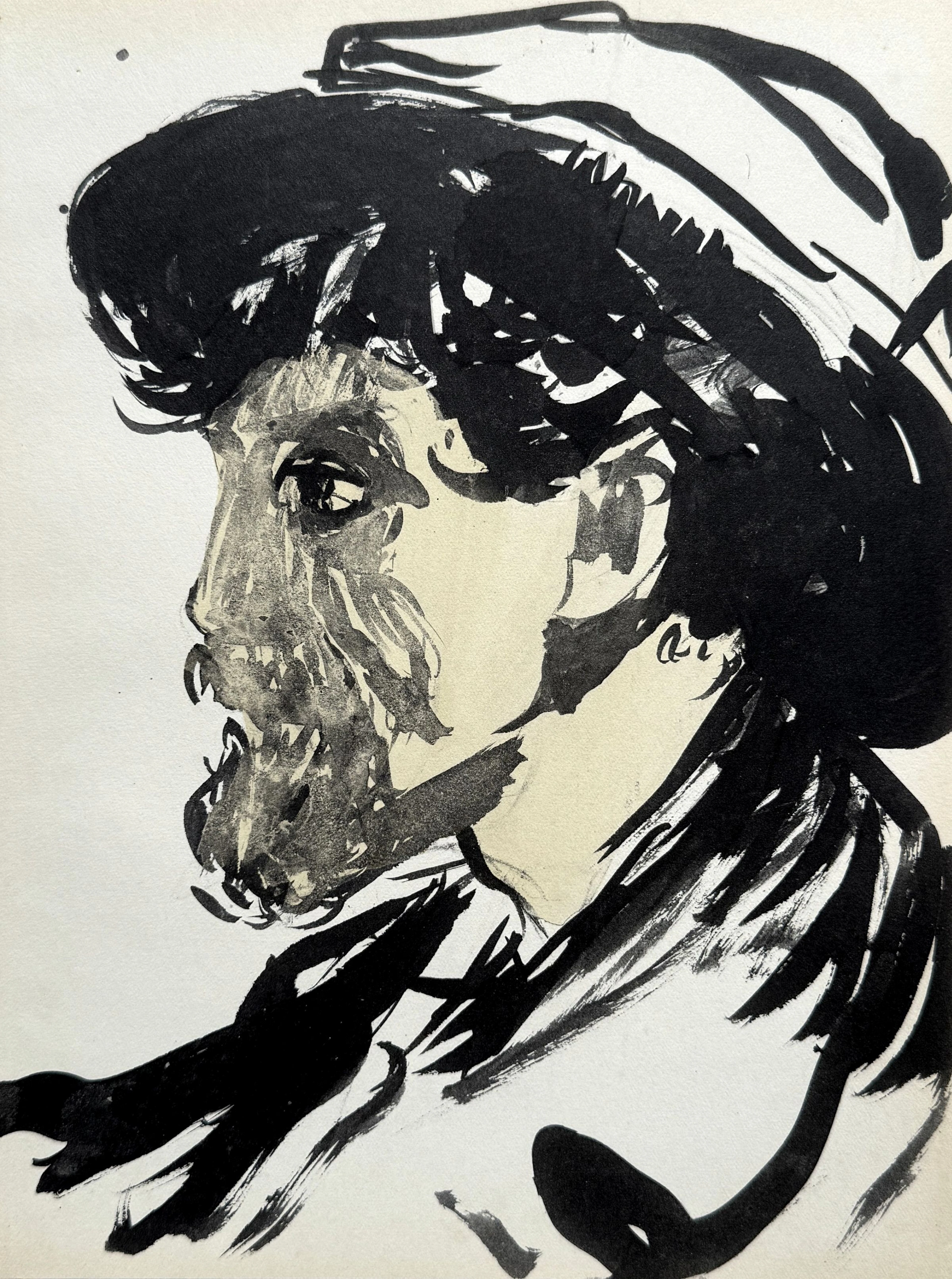 Kees Van Dongen - Autoportrait - Lithographie, 1925 - Juffermans JB5