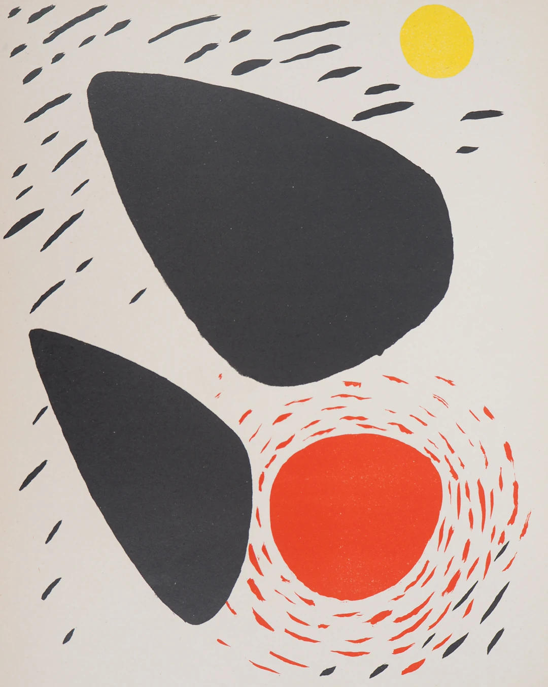 Alexander CALDER : Poésie de l’espace - Lithographie originale