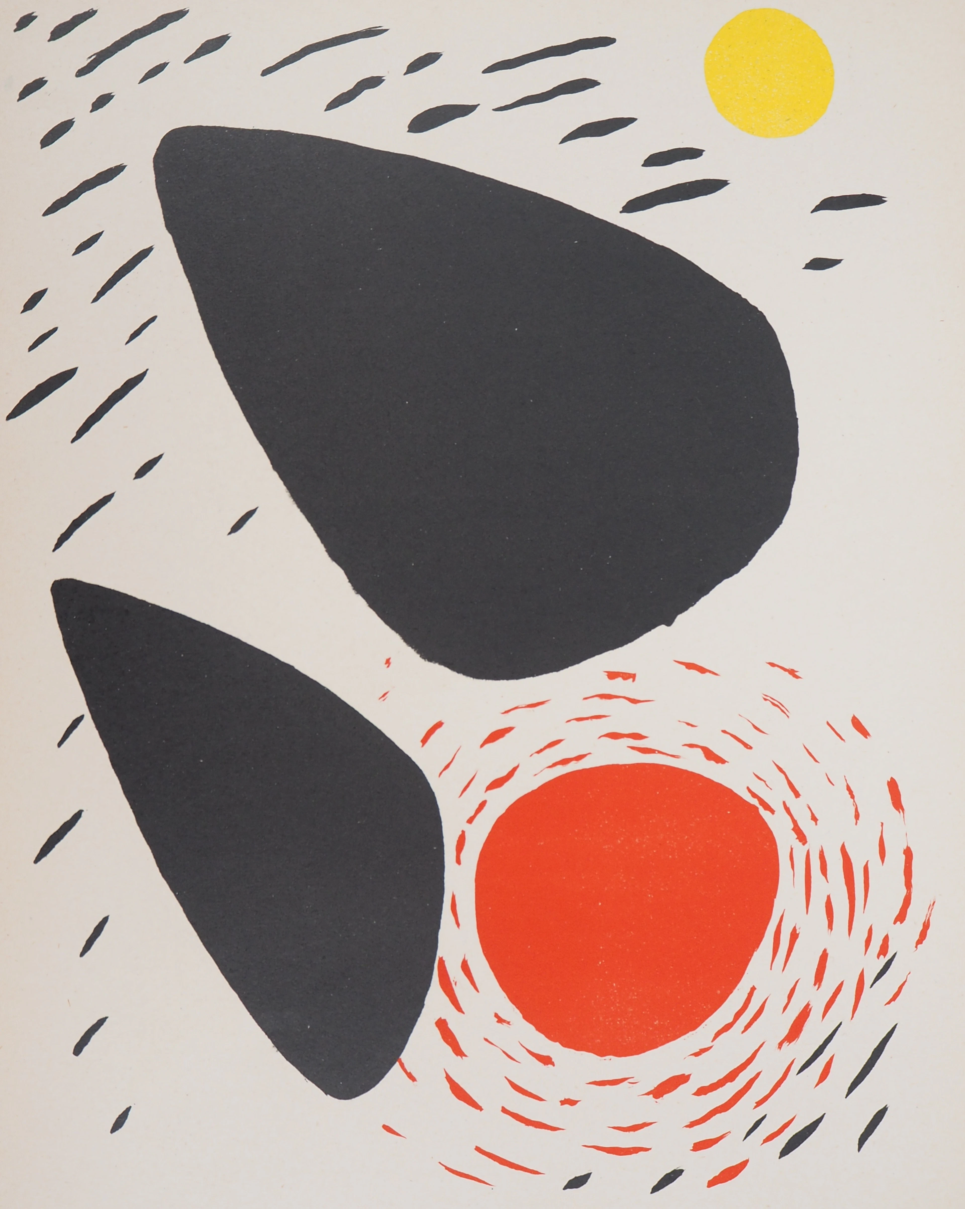 Alexander CALDER : Poésie de l’espace - Lithographie originale