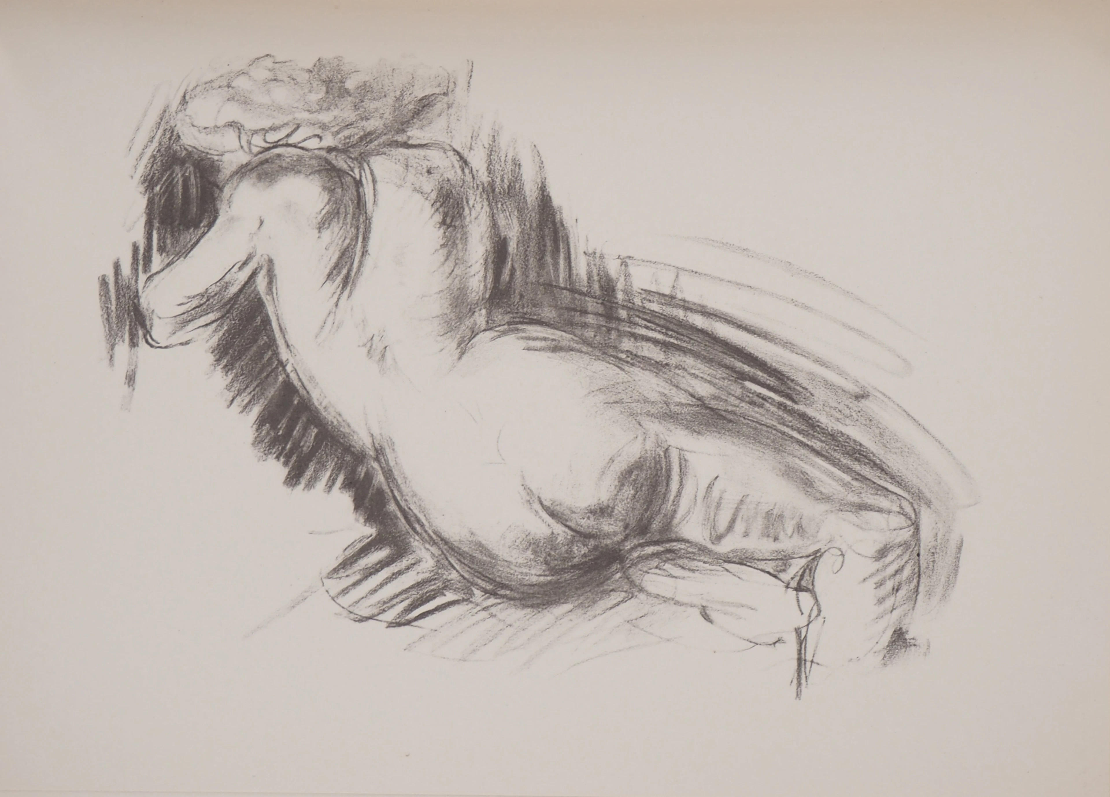 Emile Othon FRIESZ - Nu de dos, 1949 - Lithographie originale