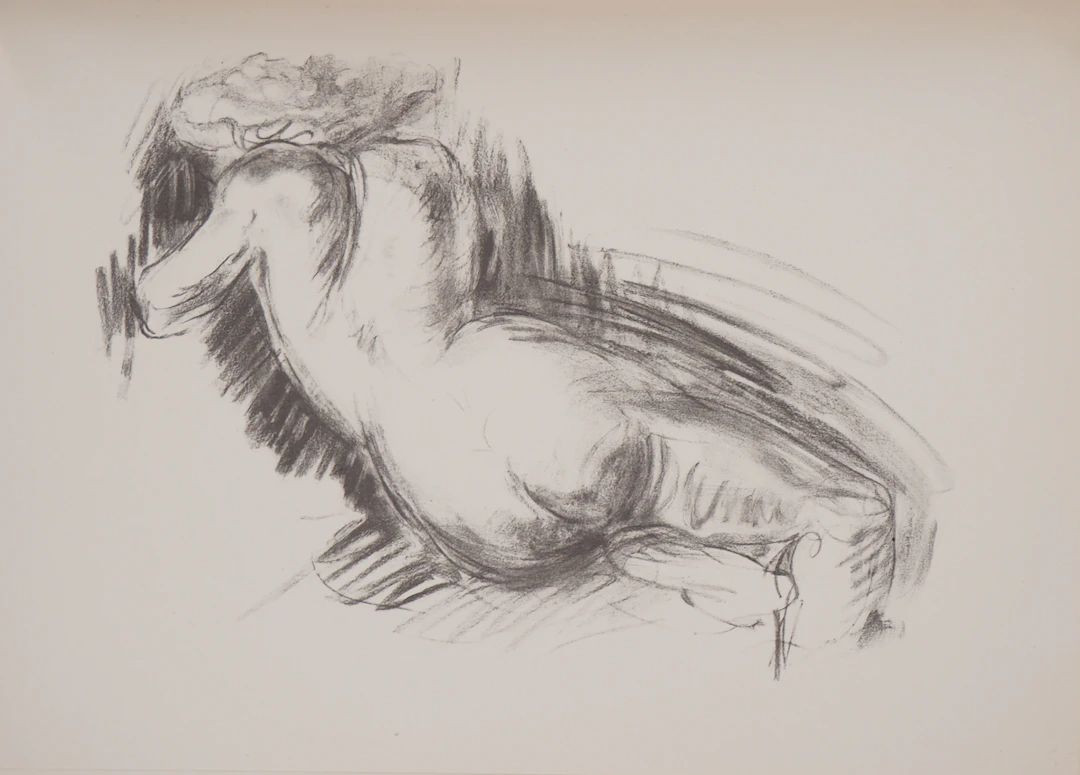 Emile Othon FRIESZ - Nu de dos, 1949 - Lithographie originale