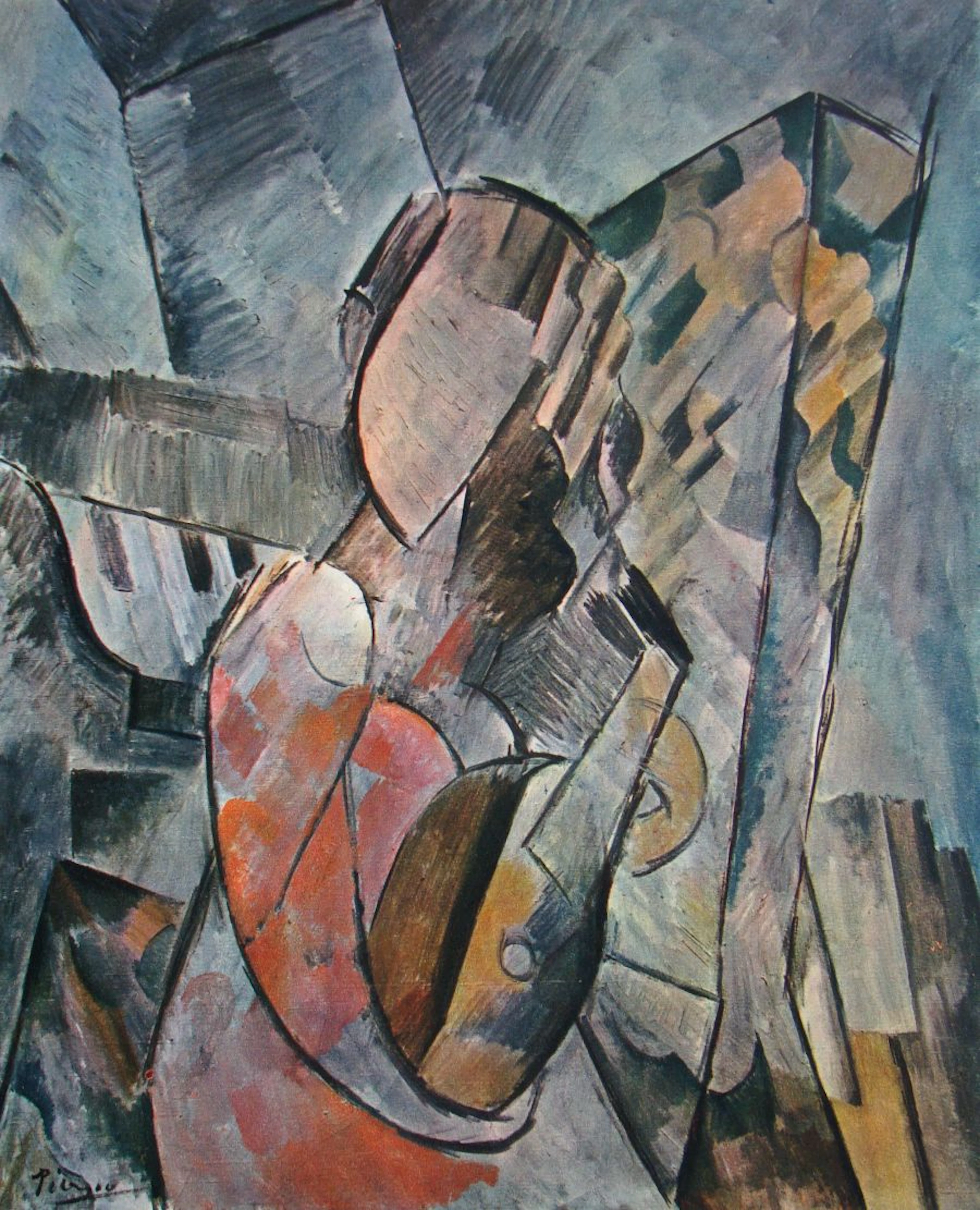 Pablo PICASSO (d’après) - Femme à la guitare, 1946 - Héliogravure