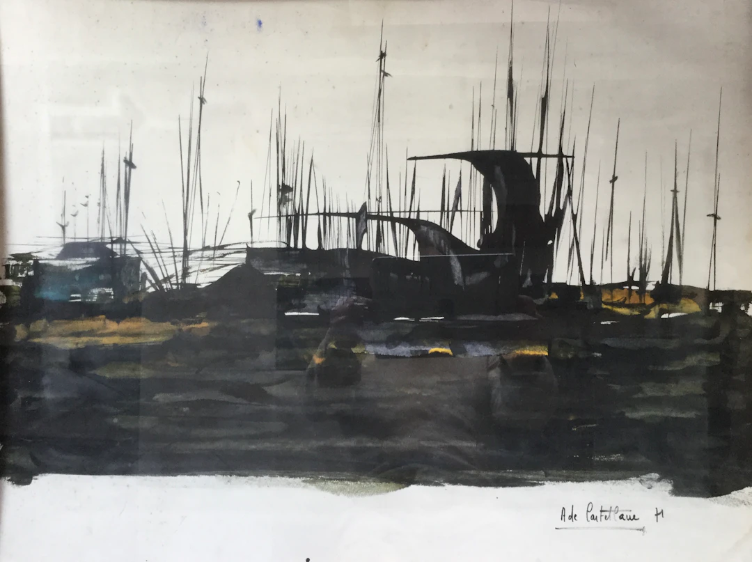 Antoine de CASTELLANE - Sydney ,1971 - Encre et aquarelle signée