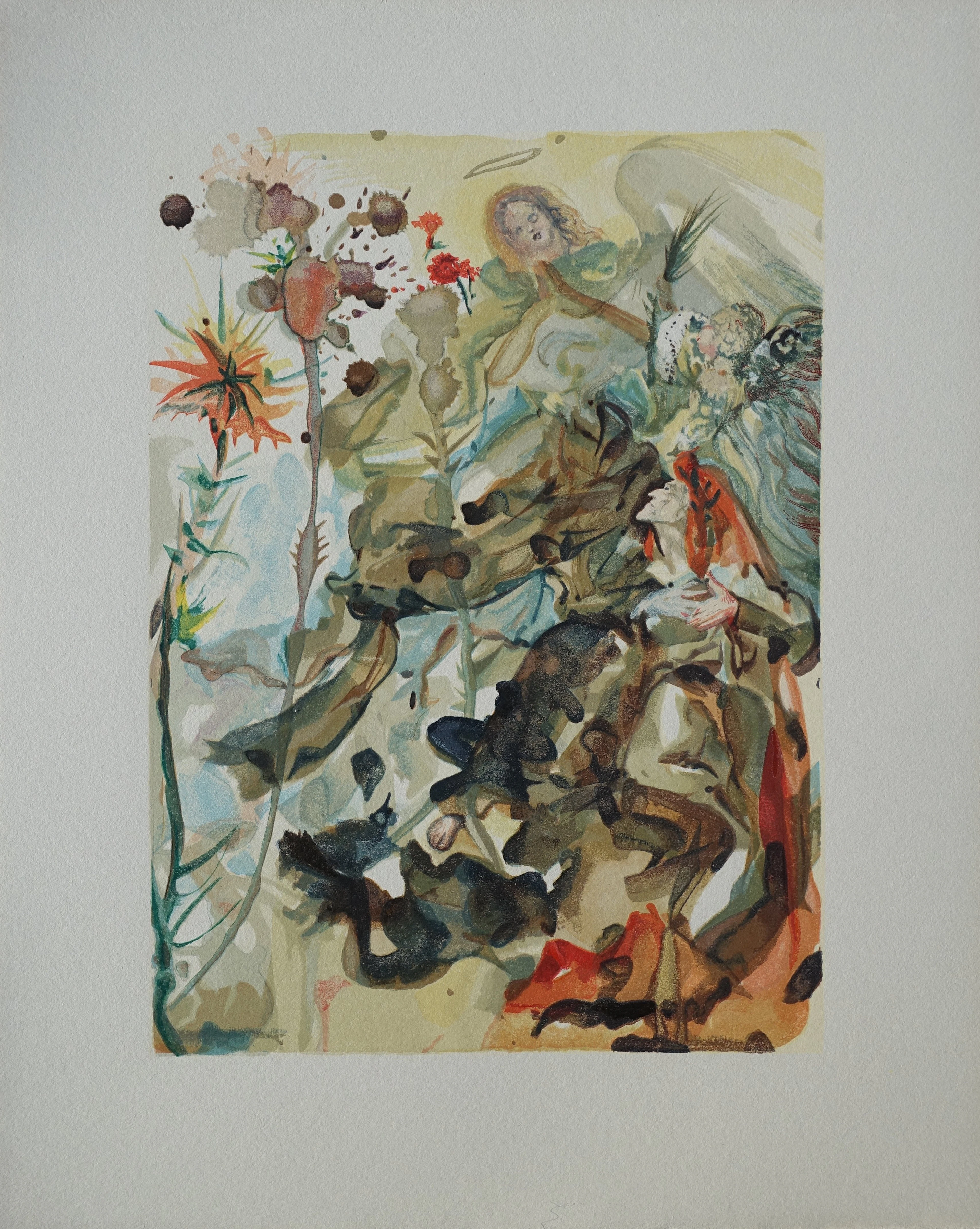 Salvador DALI : Saint Jacques de l’Espérance, Bois gravé original