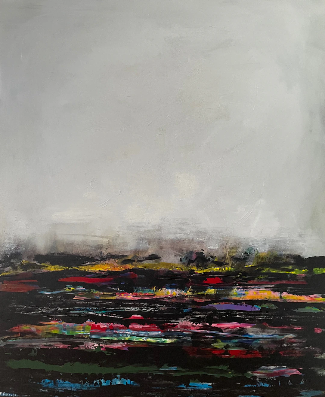 Fabien Delaube - Originel - Huile sur Toile