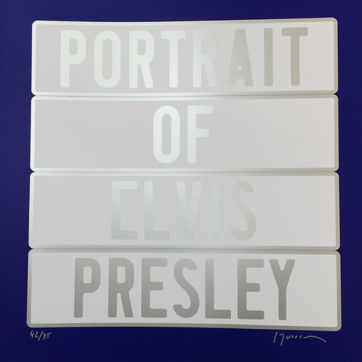 Joel DUCORROY - Elvis Presley, 2012 - Sérigraphie signée