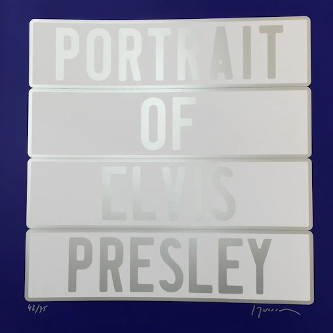 Joel DUCORROY - Elvis Presley, 2012 - Sérigraphie signée