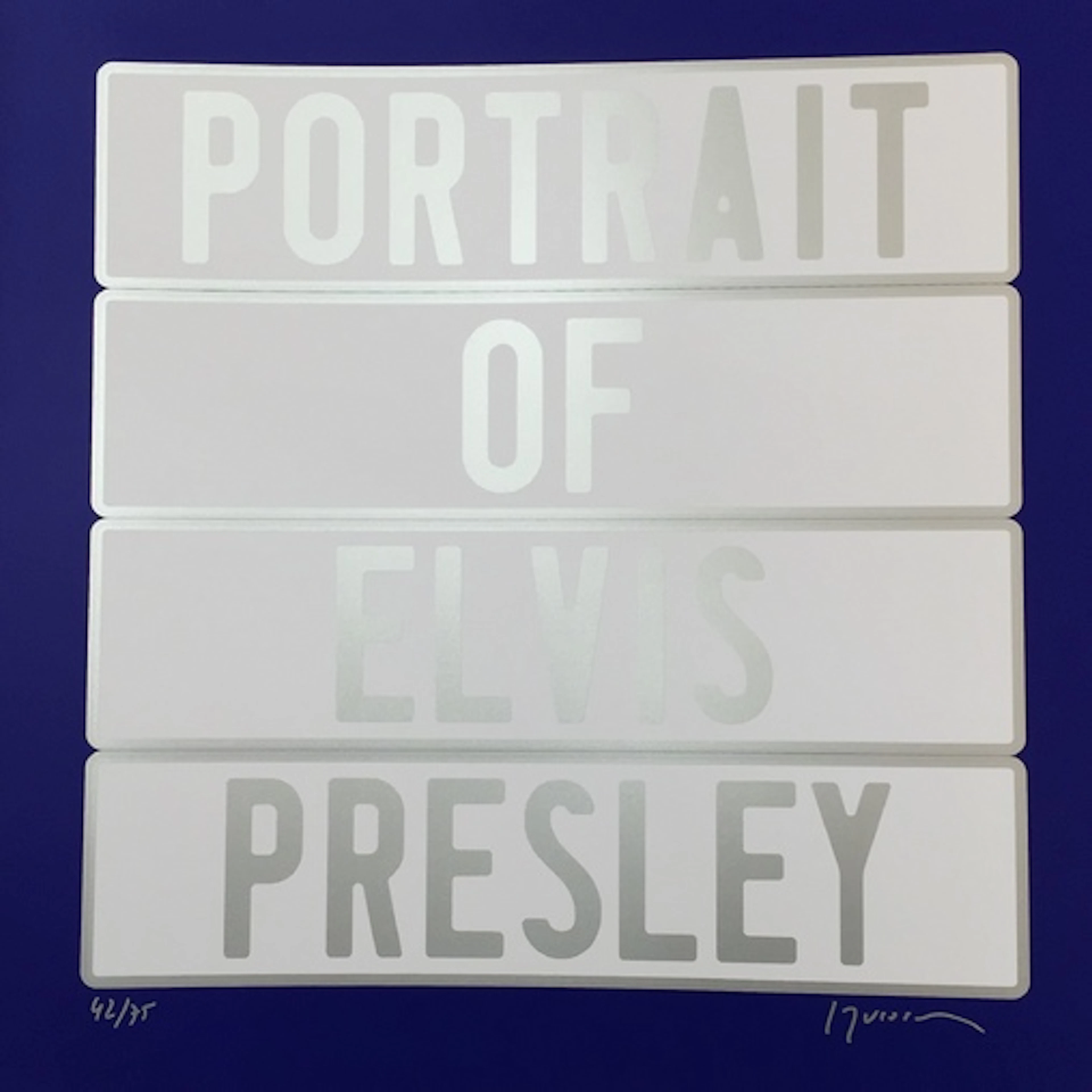 Joel DUCORROY - Elvis Presley, 2012 - Sérigraphie signée