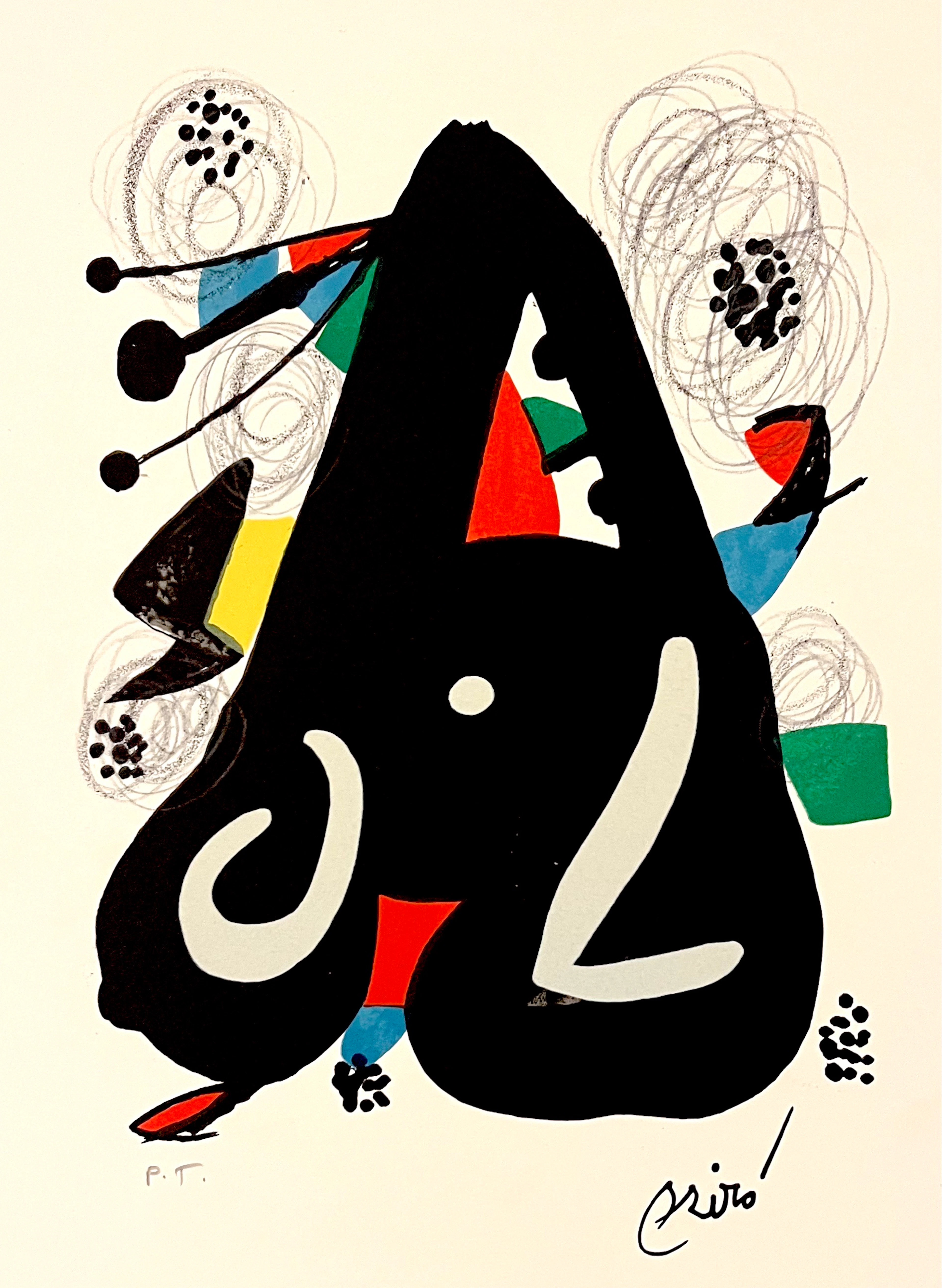 Joan MIRÓ - La mélodie acide, 1980, Lithographie