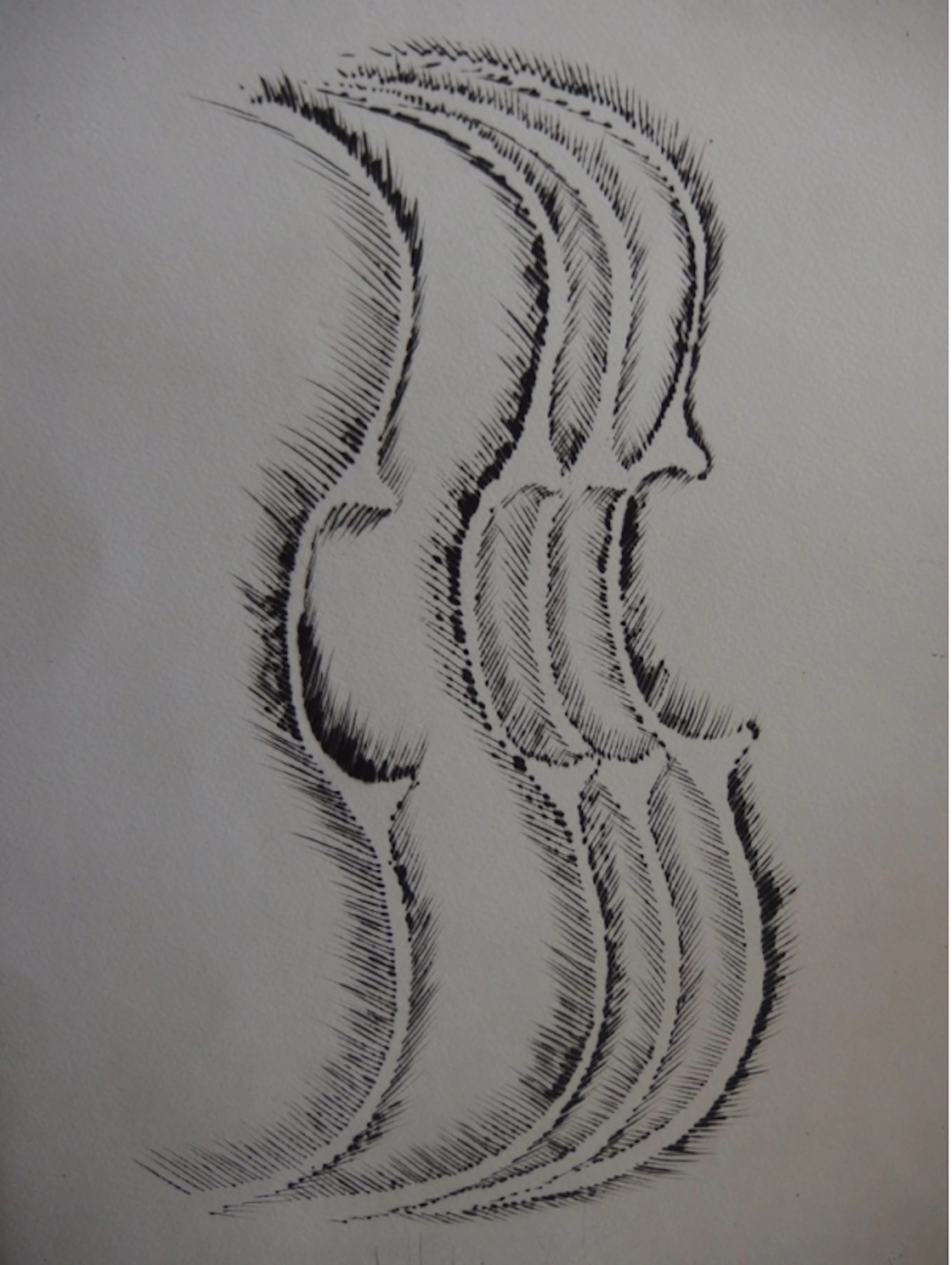 ARMAN - Profil de Violon, 1979 - Gravure