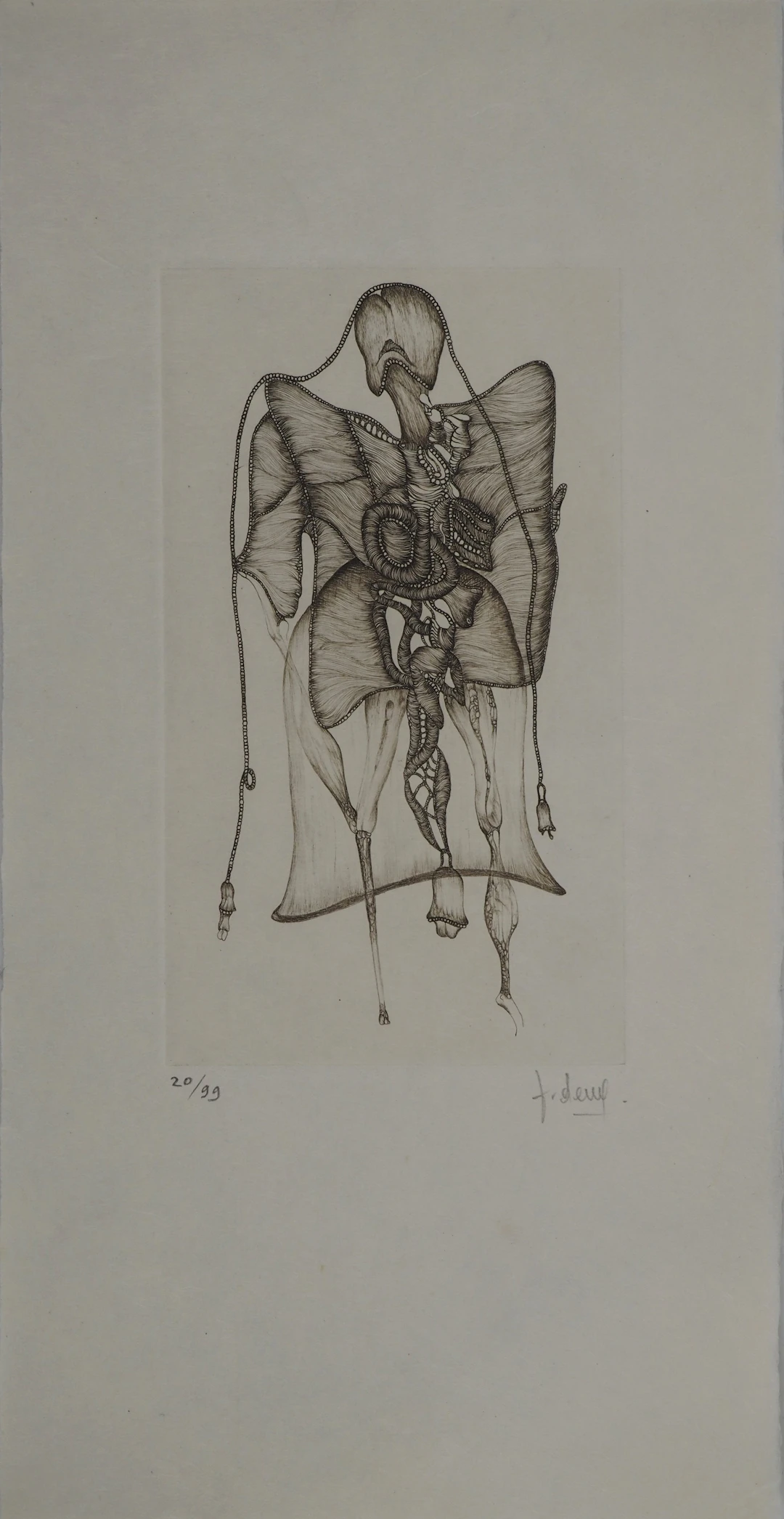 Fred DEUX : Artiste, Gravure originale signée