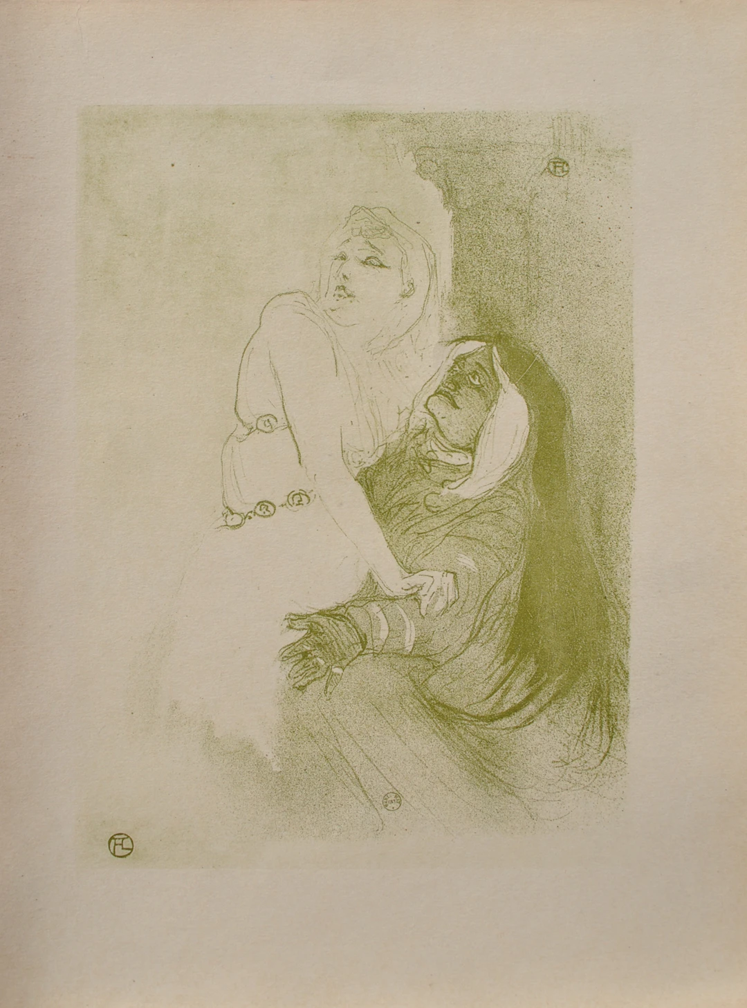 Henri de TOULOUSE-LAUTREC (d’après) : Sarah Bernard dans Phèdre, 1927