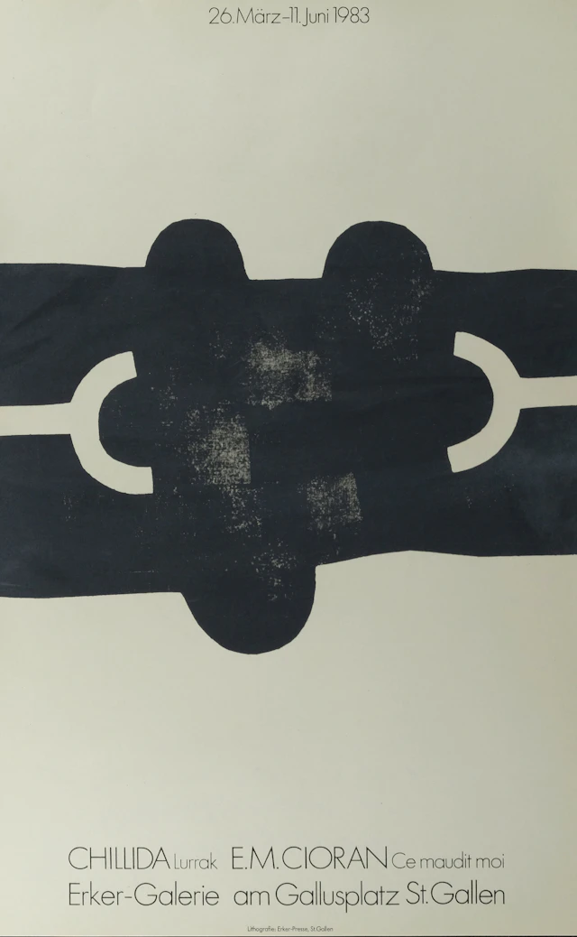 Eduardo CHILLIDA : Ce maudit moi - Lithographie originale