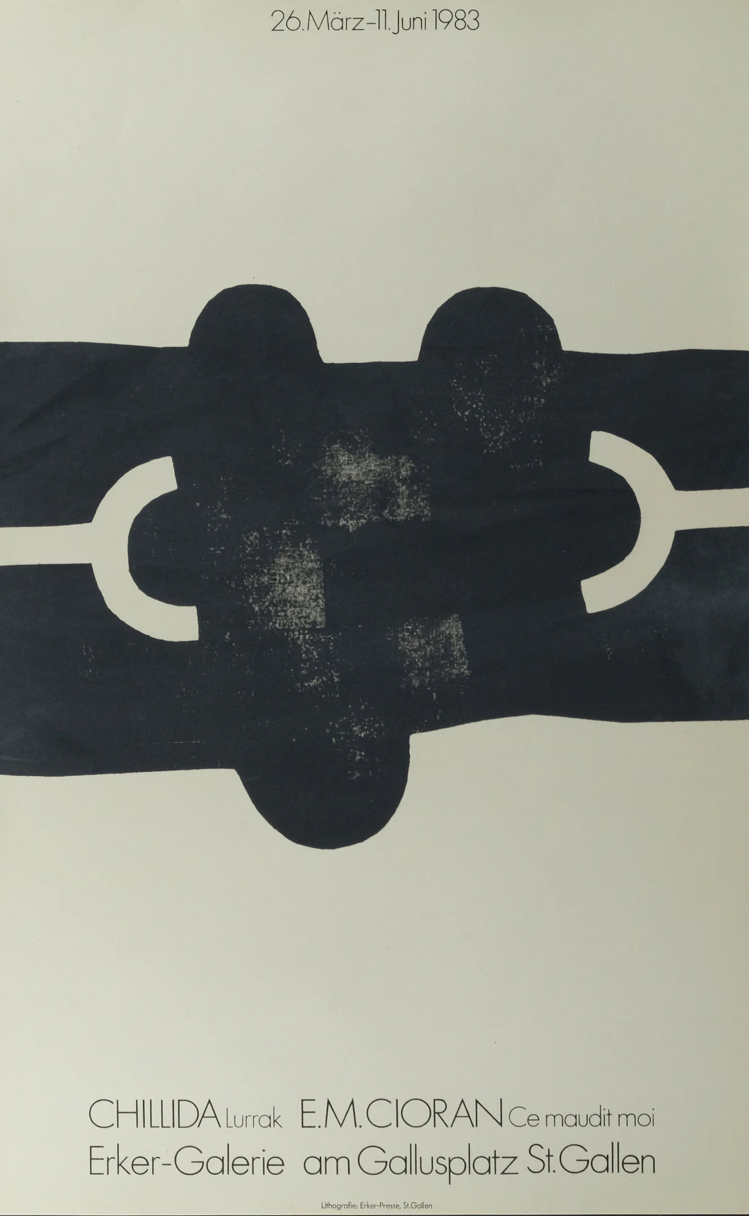Eduardo CHILLIDA : Ce maudit moi - Lithographie originale