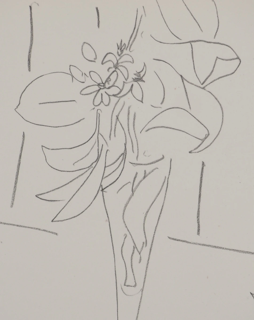 Henri MATISSE : Cueillette du jardin, Lithographie signée
