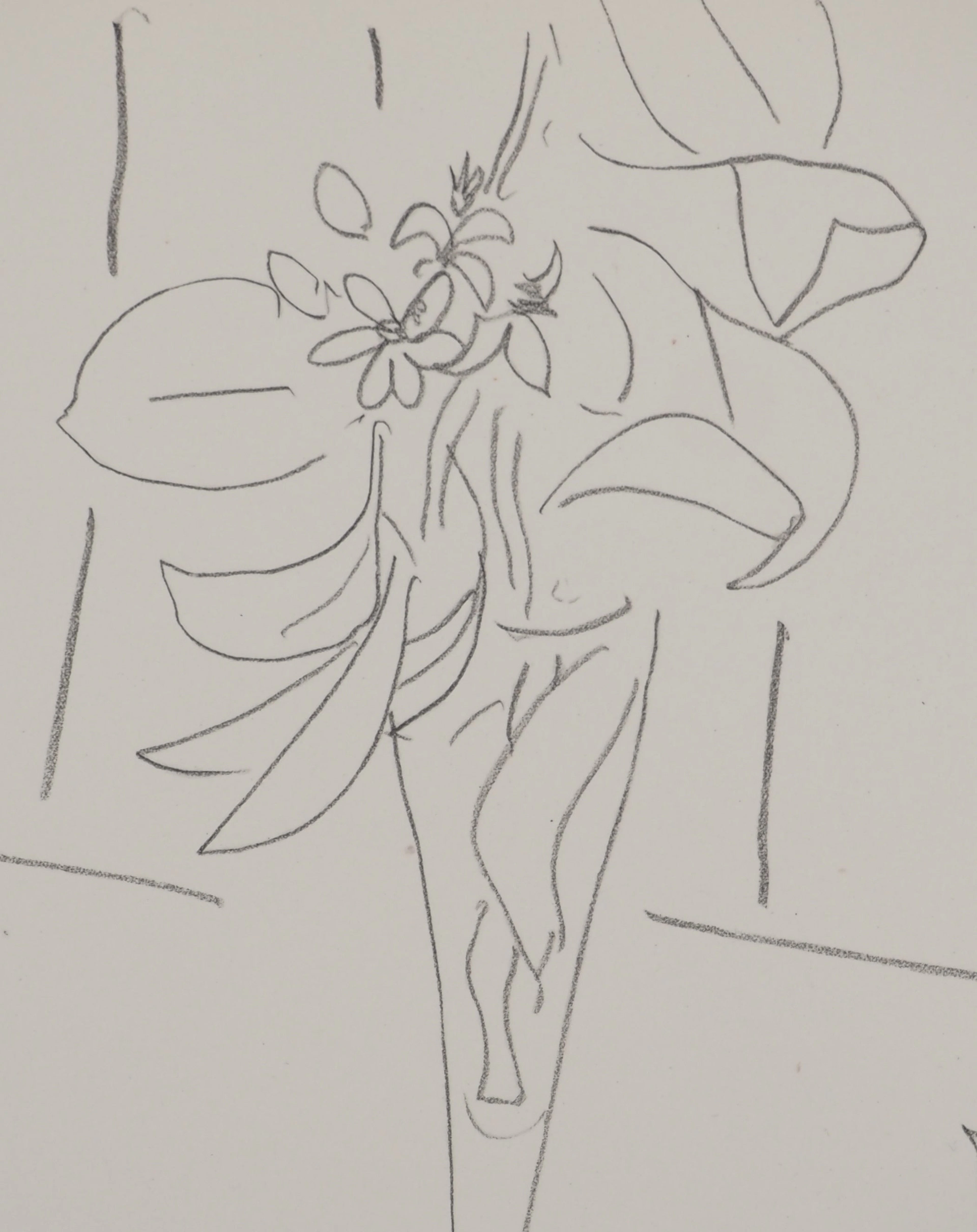 Henri MATISSE : Cueillette du jardin, Lithographie signée