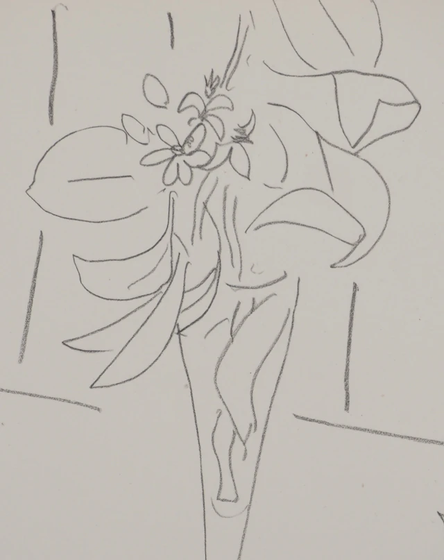 Henri MATISSE : Cueillette du jardin, Lithographie signée
