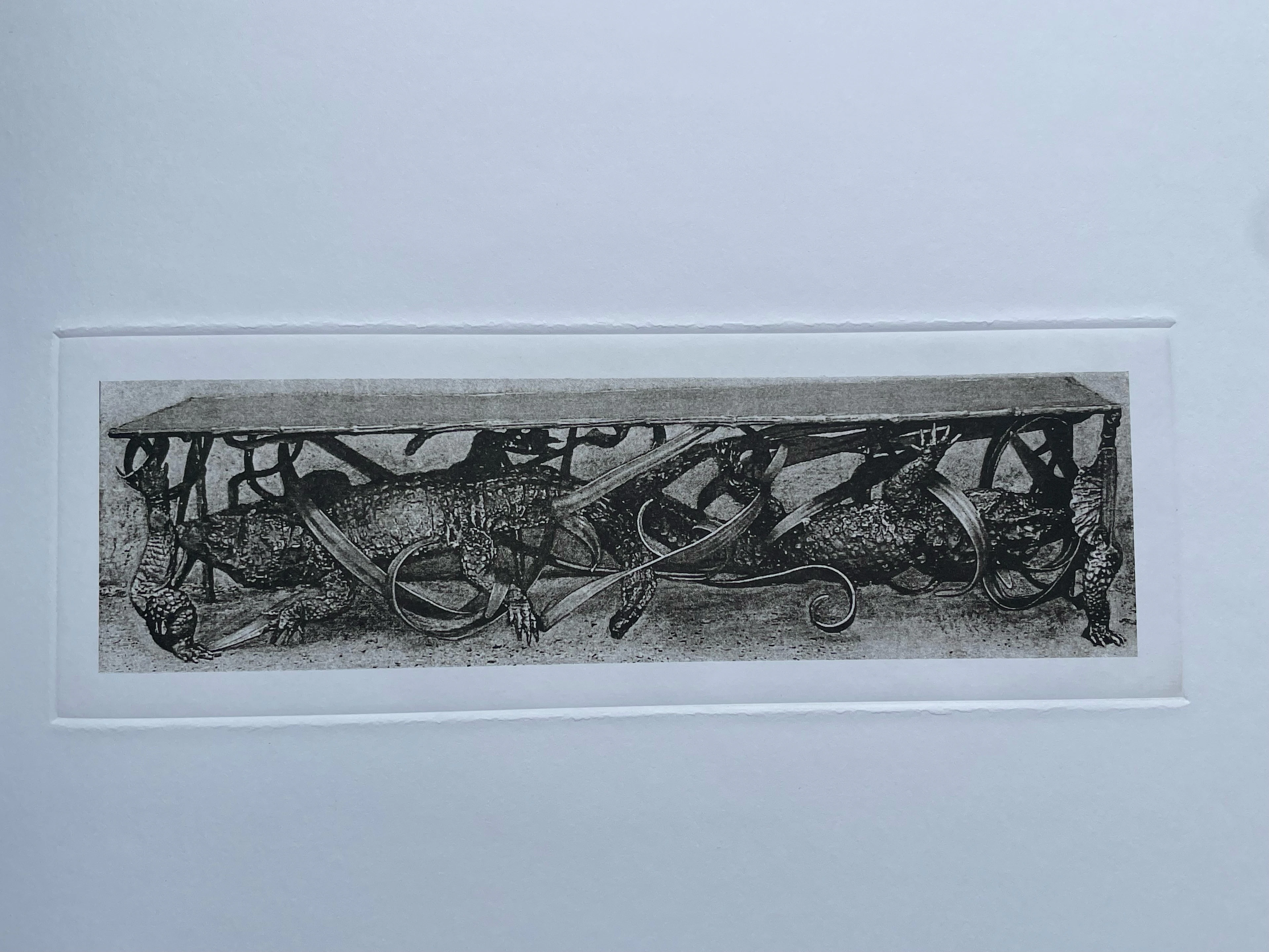 Claude Lalanne (1925-2019), La société des crocodiles, héliogravure sur papier