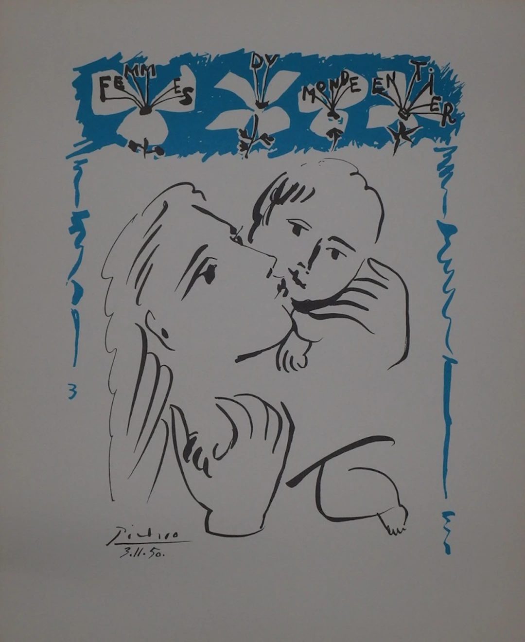 Pablo PICASSO (d’après) - Femmes du monde entier - Lithographie