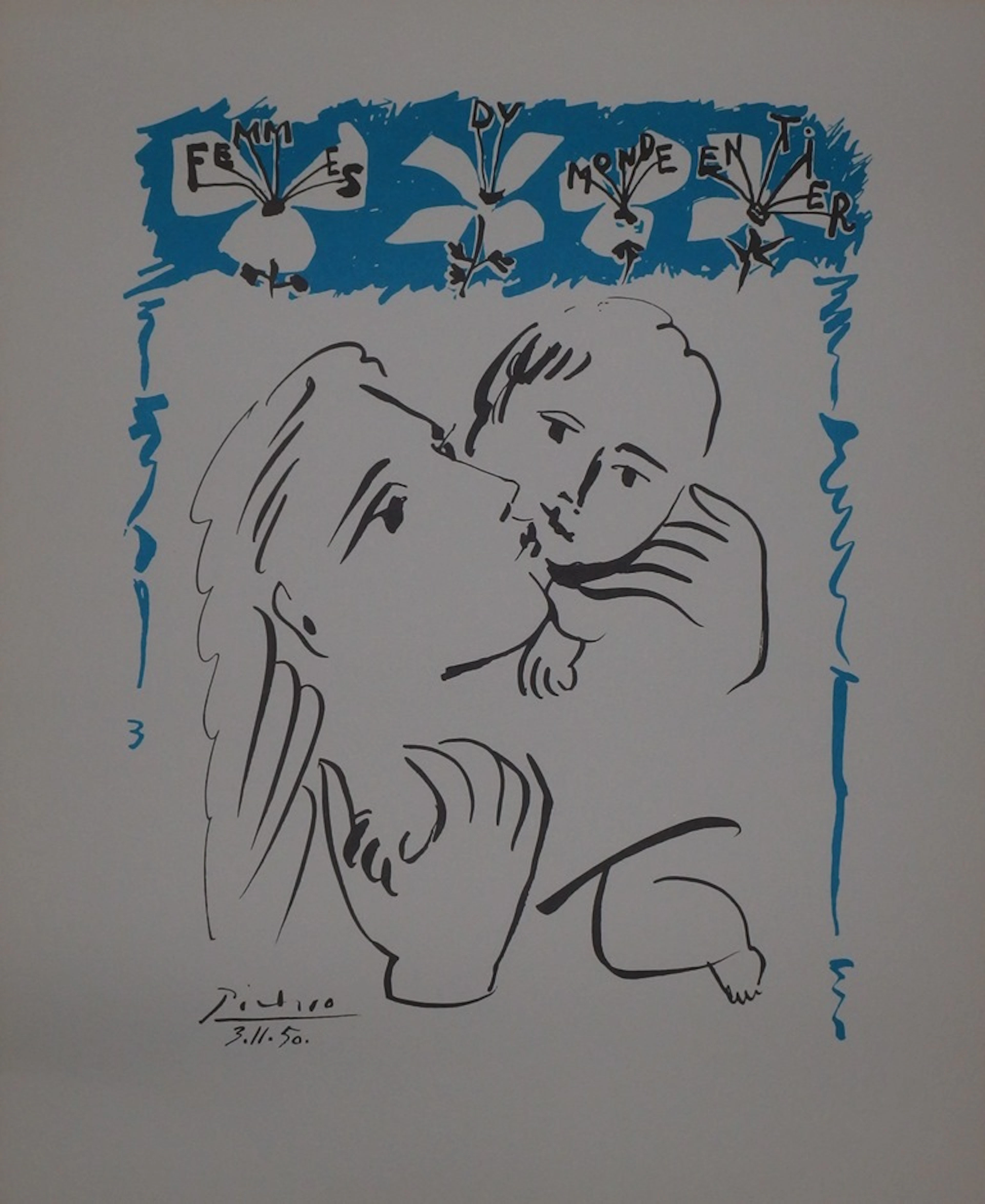 Pablo PICASSO (d’après) - Femmes du monde entier - Lithographie