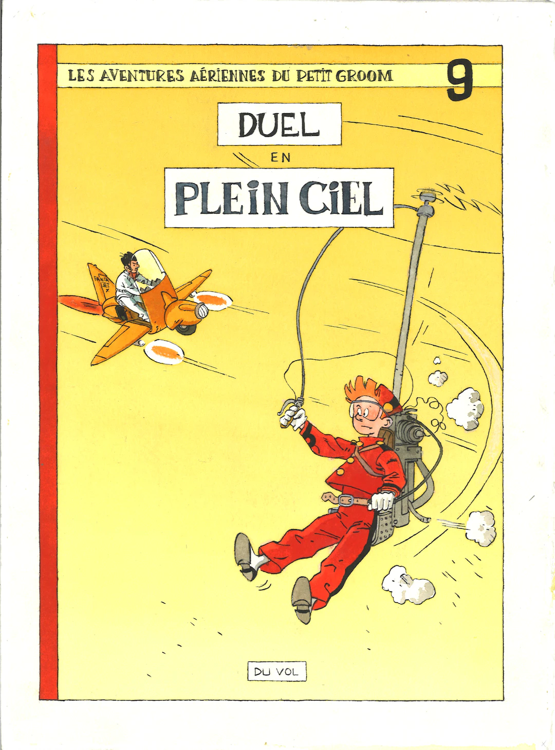 Bruno Marchand - Spirou : Duel en plein ciel - Encre et Aquarelle