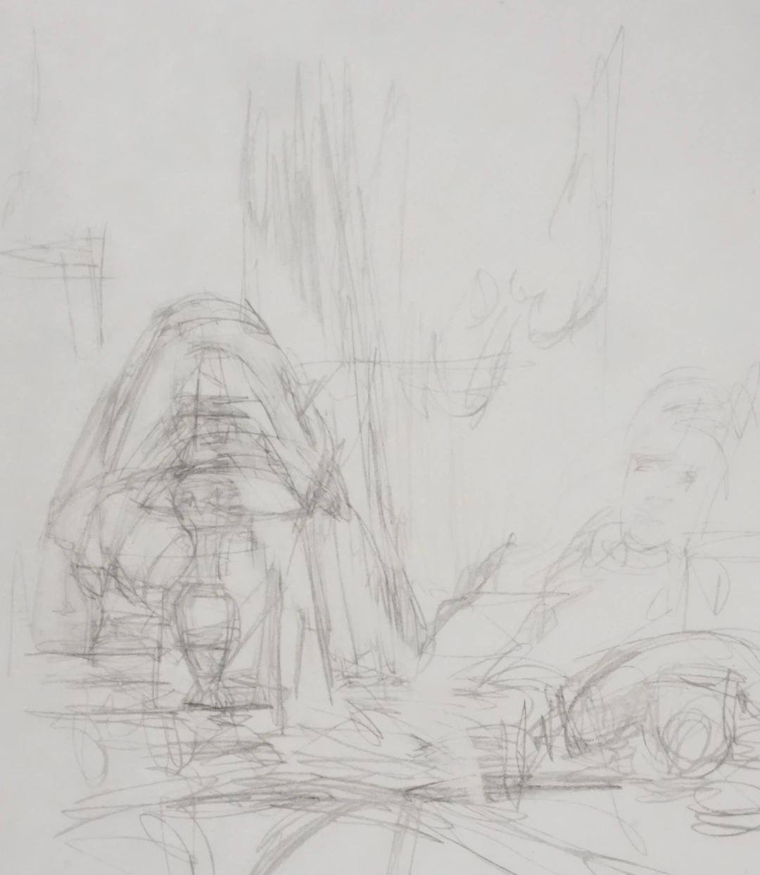 Alberto GIACOMETTI : Poète à son bureau, Lithographie originale signée