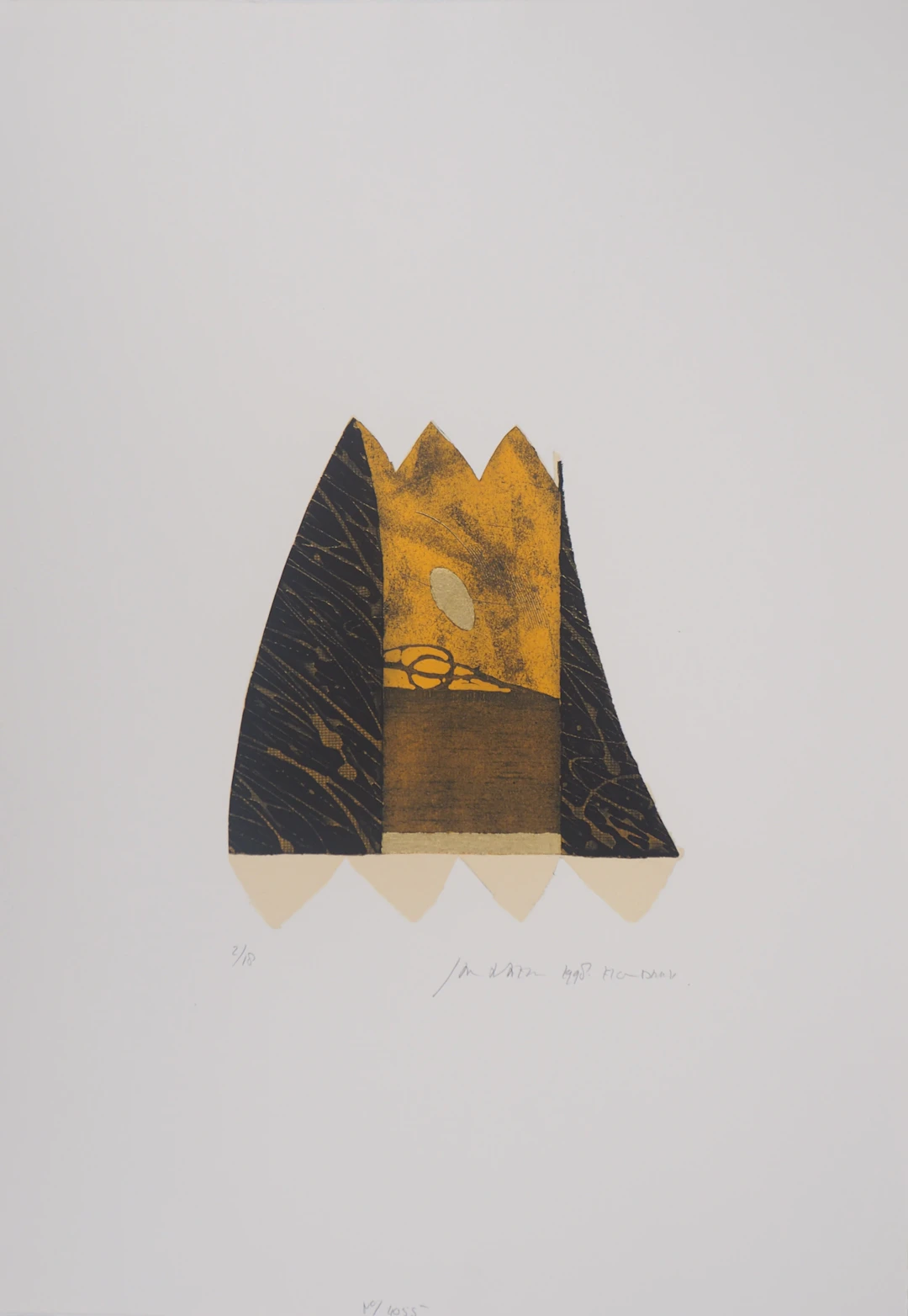 Jan Naezer - Montagnes Russes, 1998 - Gravure originale signée