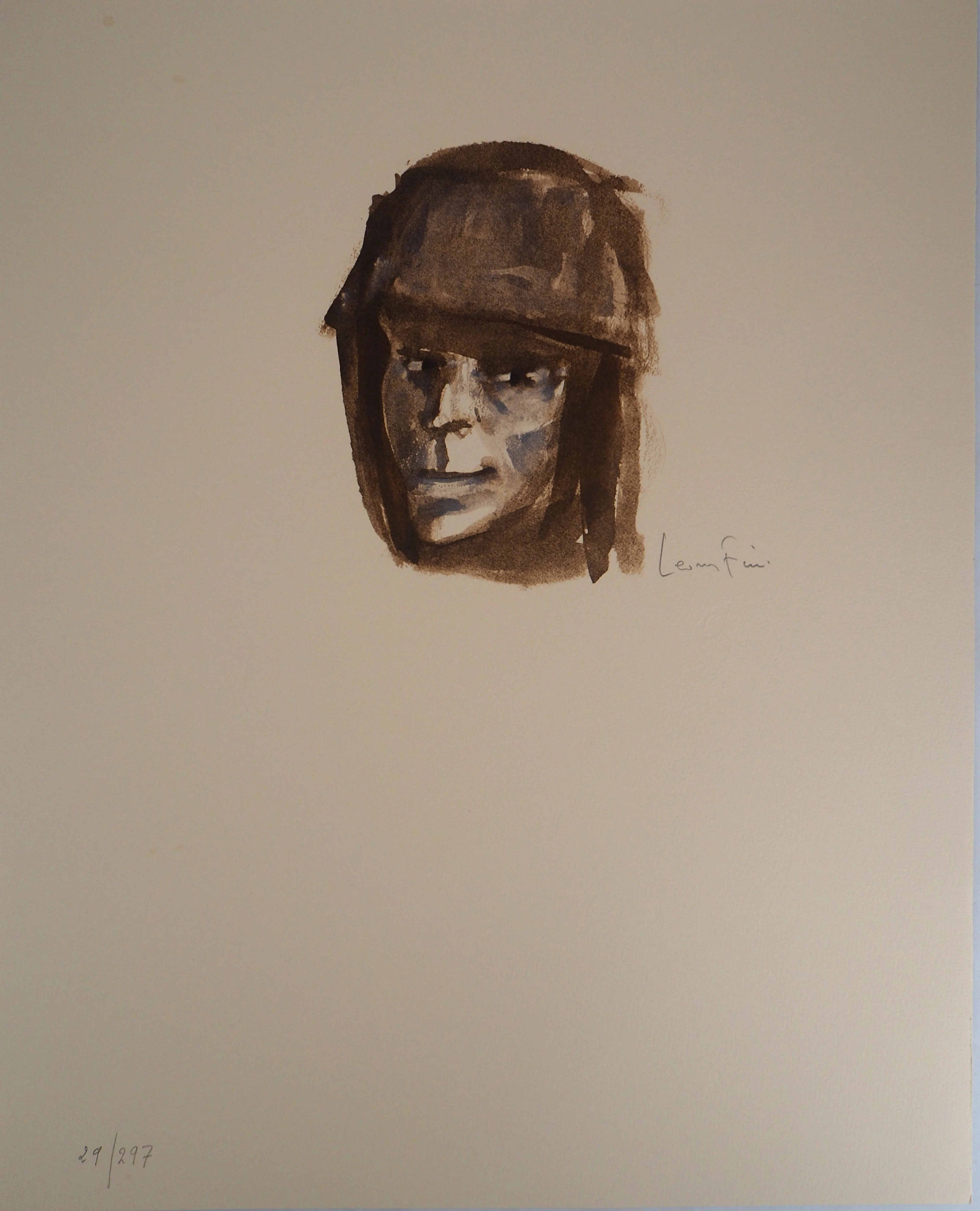 Léonor FINI : Regard malicieux - Lithographie originale Signée