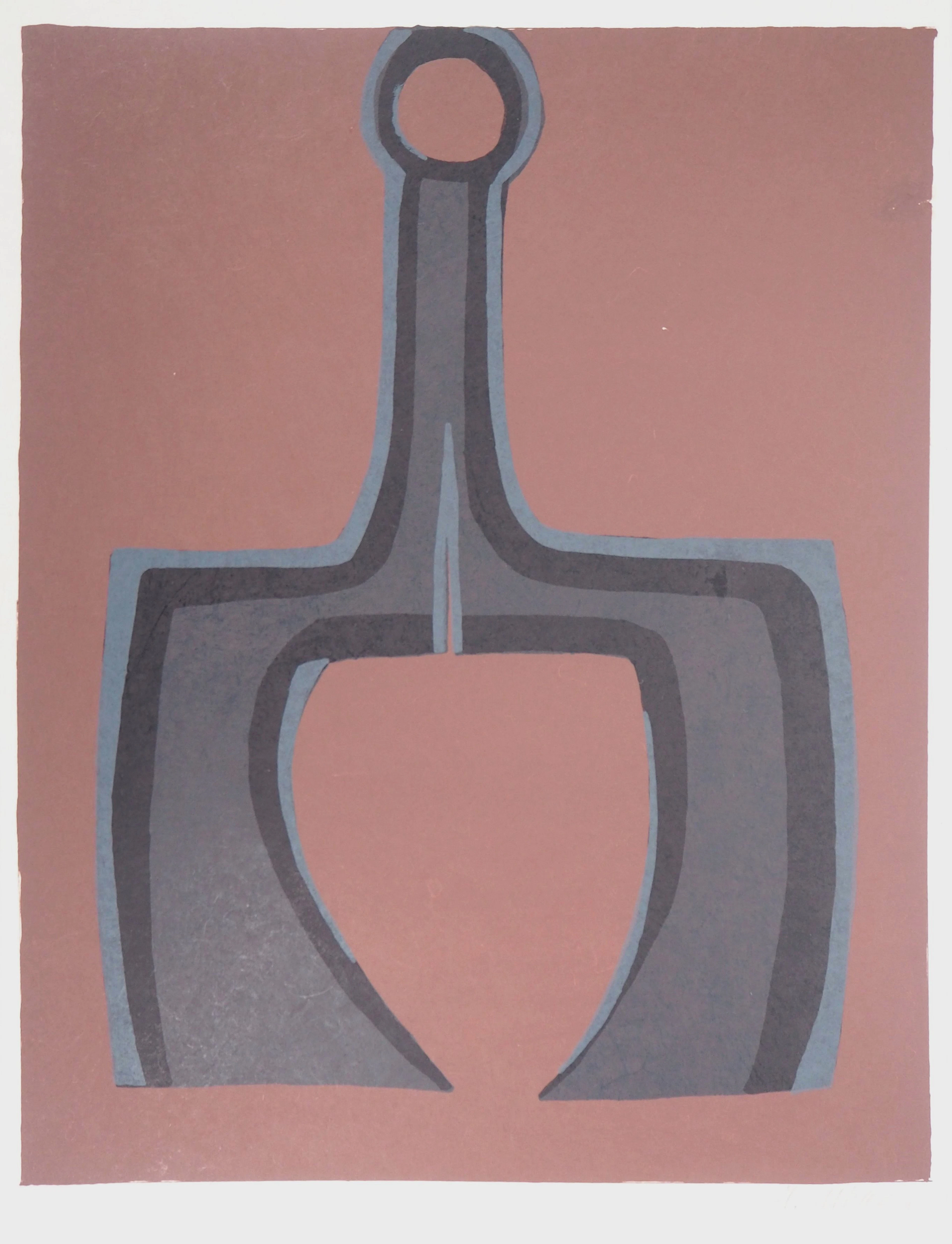 Raoul UBAC : Figure surréaliste - Lithographie originale signée