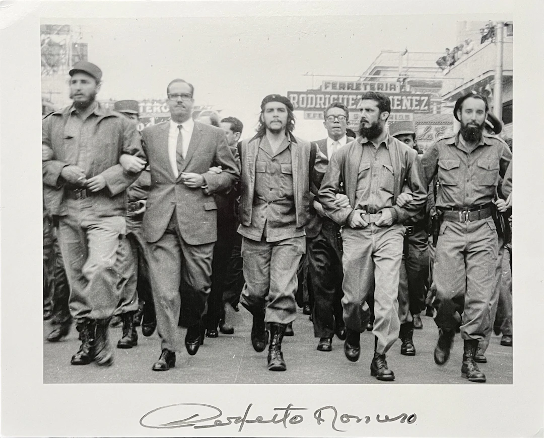 Perfecto ROMERO - Photo - Che Guevara et Fidel Castro