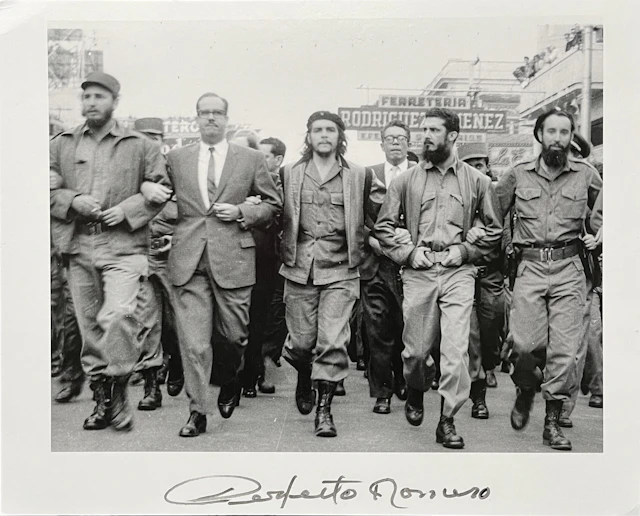 Perfecto ROMERO - Photo - Che Guevara et Fidel Castro
