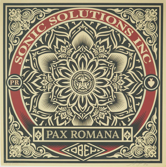 Shepard FAIREY (OBEY) : Pax Romana - Vinyle signé