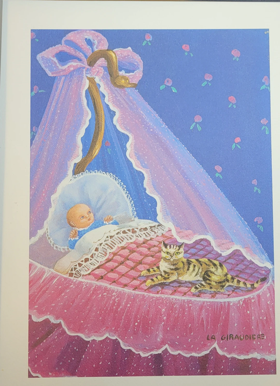 Mady DE LA GIRAUDIERE - Les Chats 6, 1980 - Lithographie originale