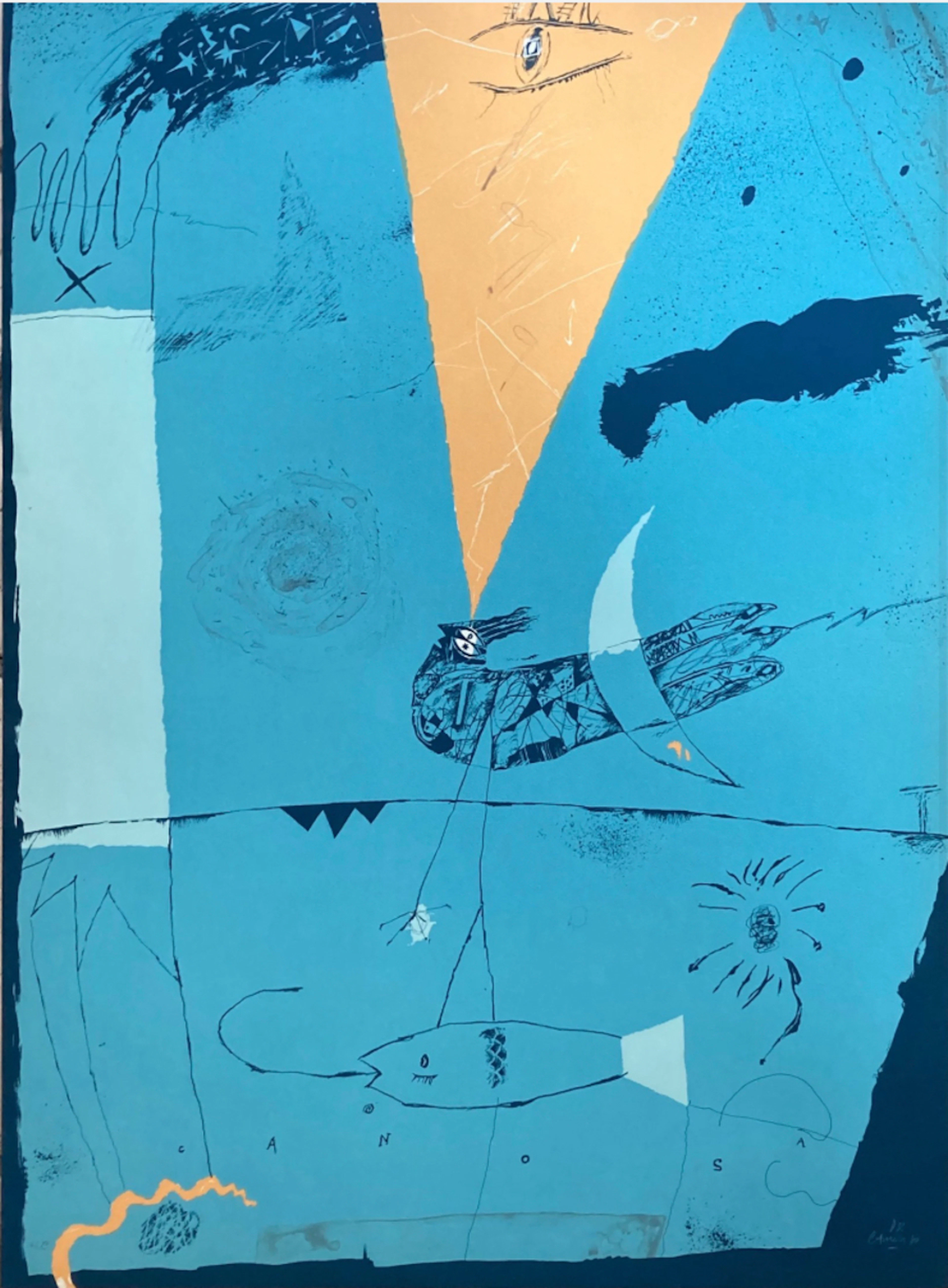 Yamandú CANOSA - Composition, 1980 - lithographie signée