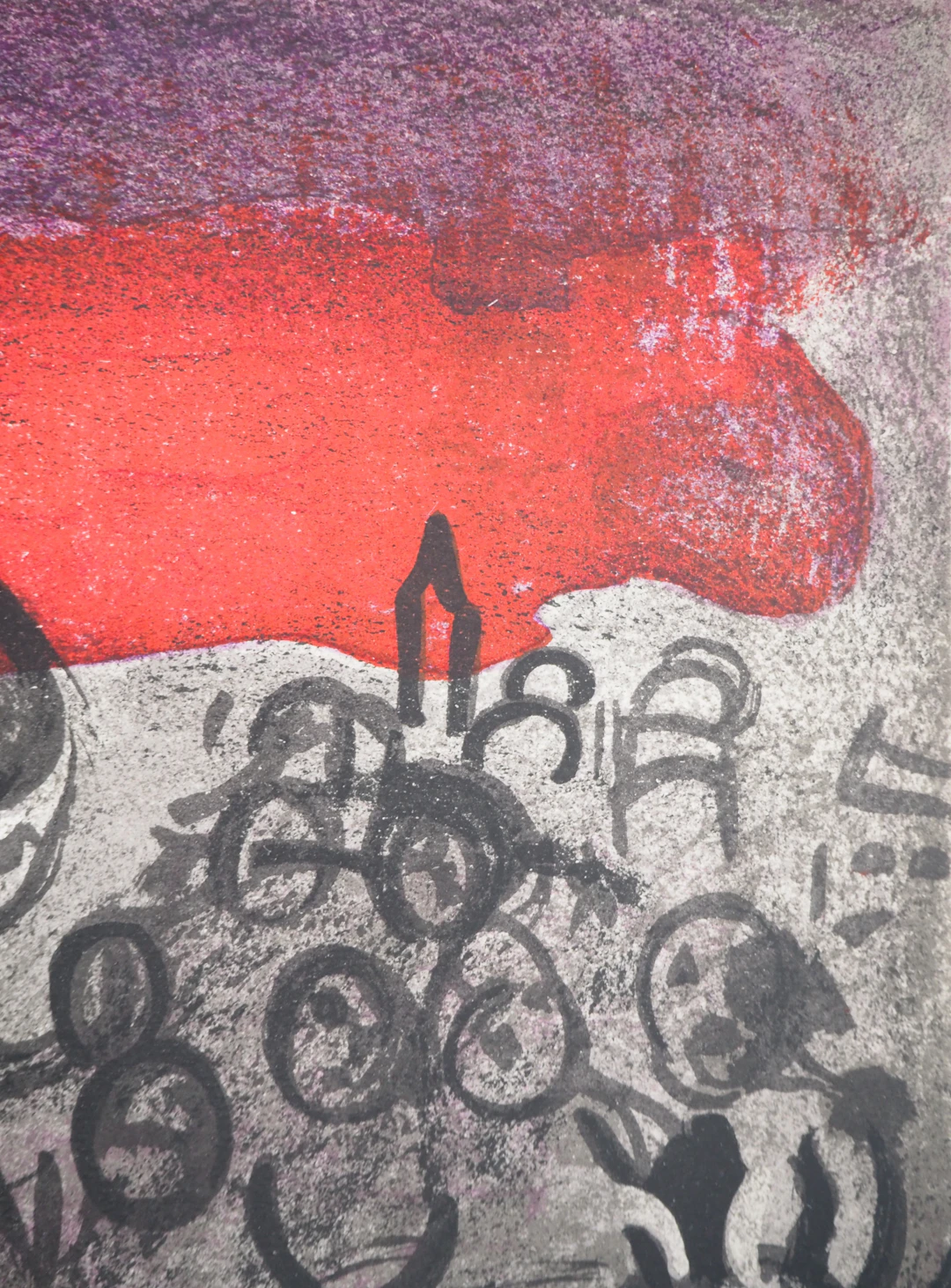 Marc CHAGALL : La Bible, Le berger endeuillé, Lithographie originale