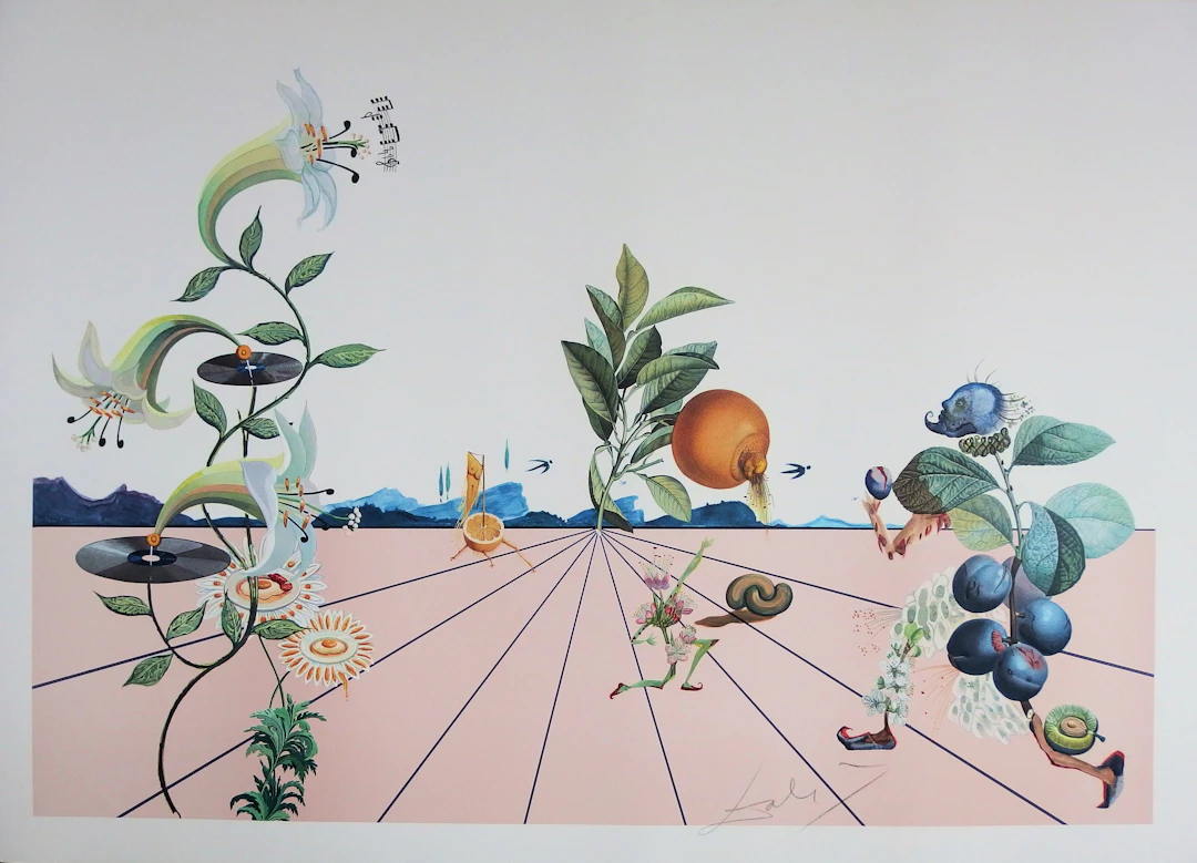 Salvador DALI - Flordali, 1981 - Lithographie signée