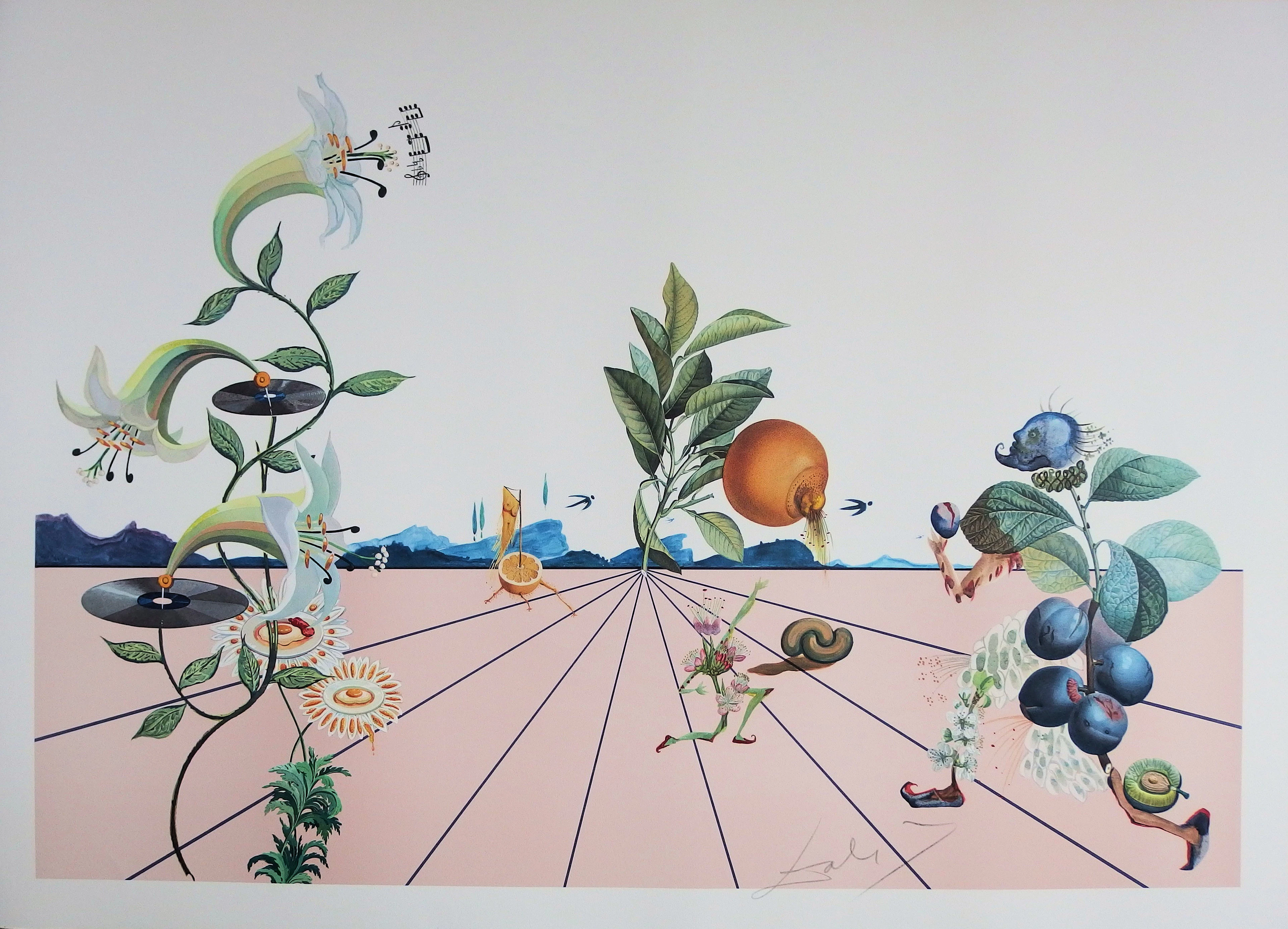 Salvador DALI - Flordali, 1981 - Lithographie signée
