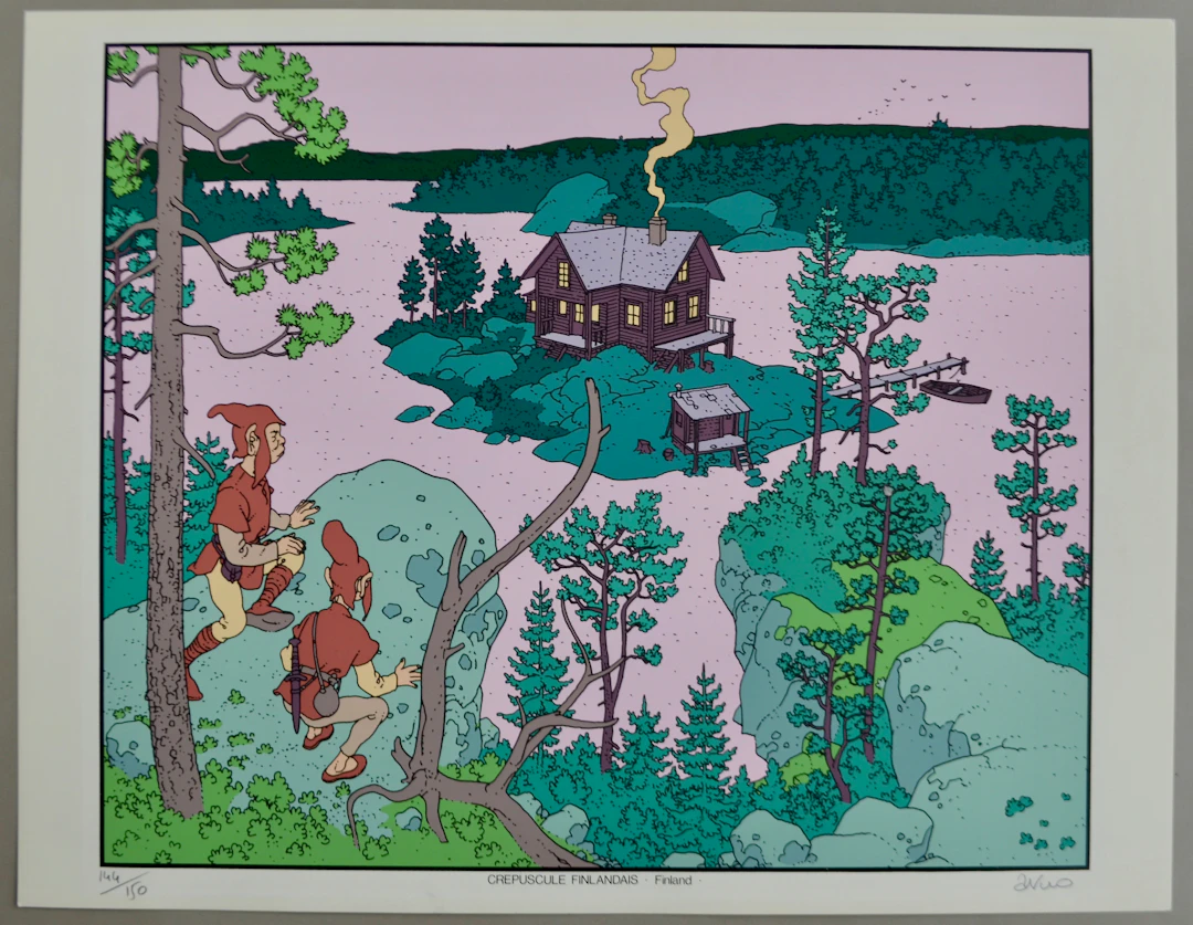 Arno - Crépuscule Finlandais, 1986 - Sérigraphie