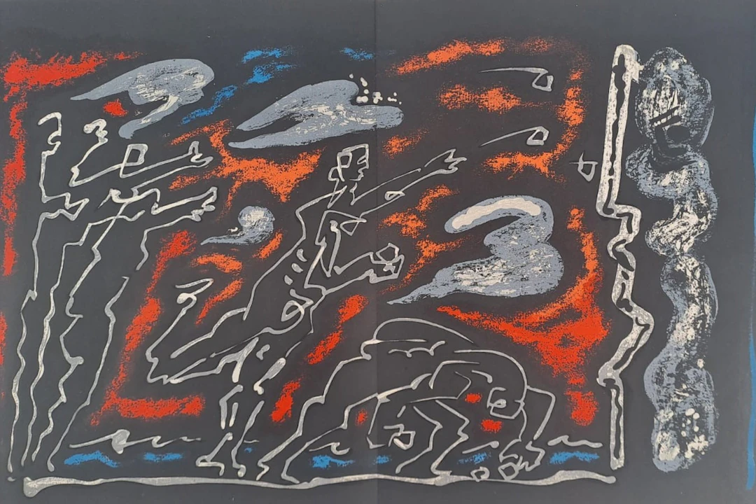 André Masson - Composition II - Lithographie originale