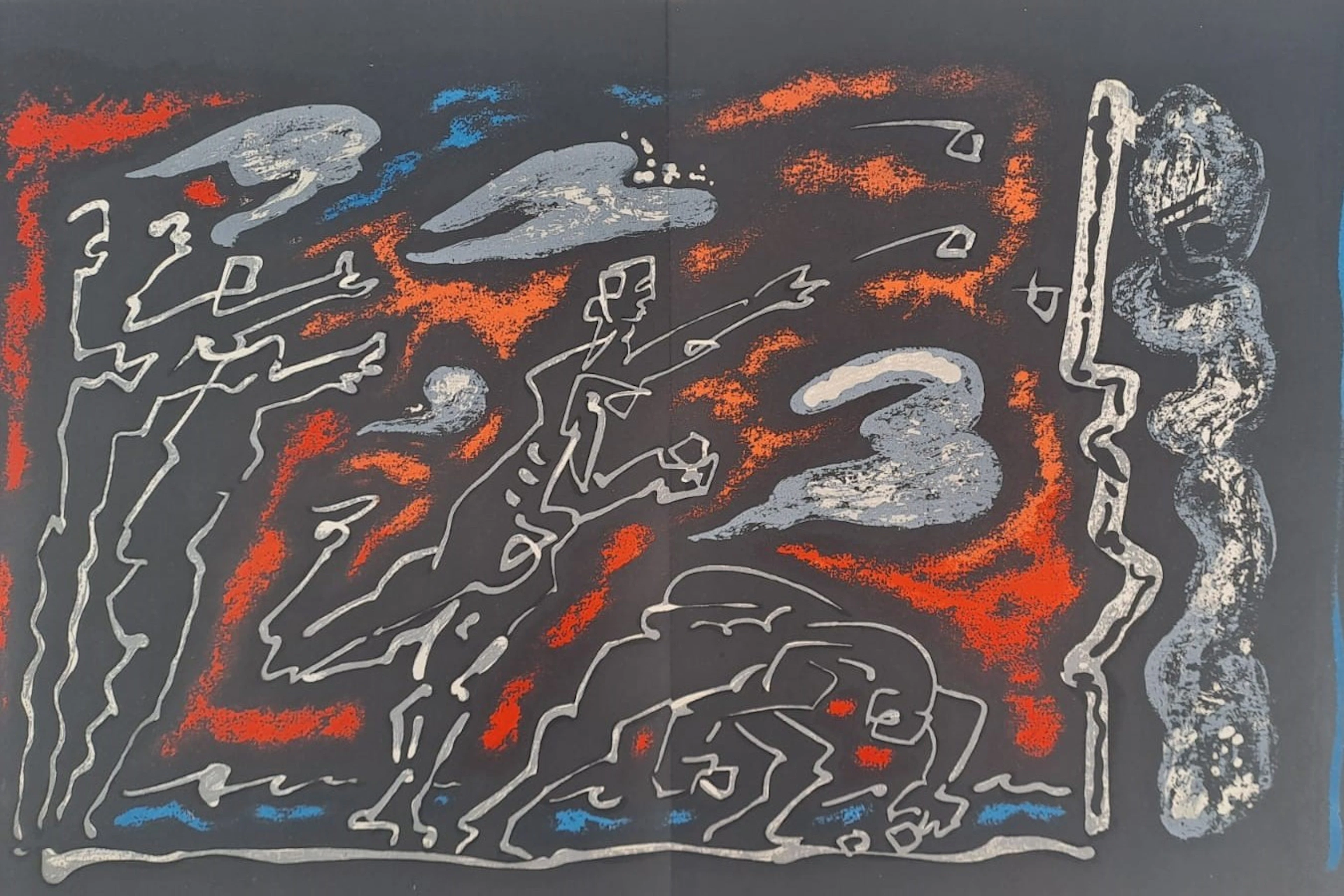André Masson - Composition II - Lithographie originale