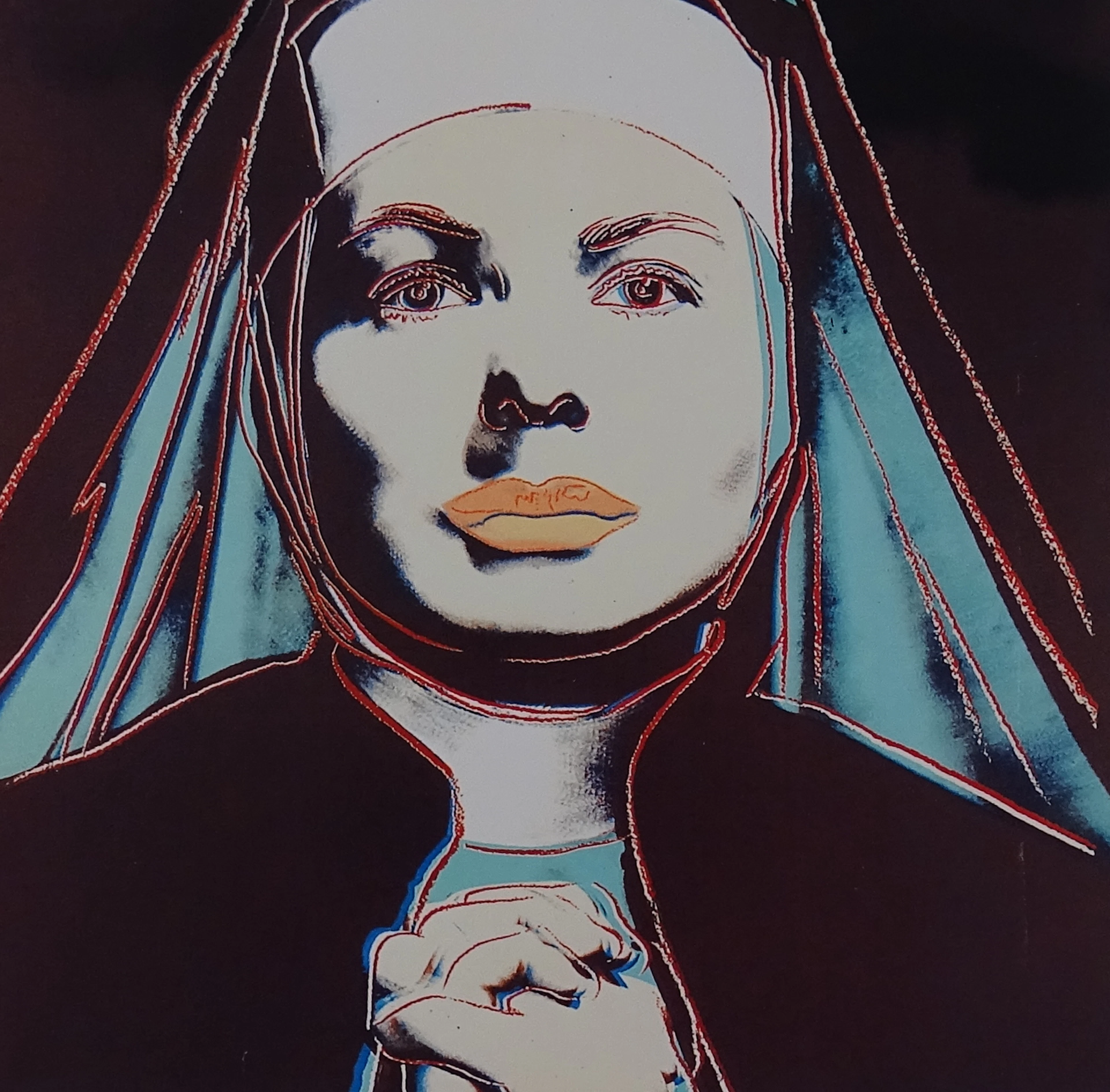 Andy Warhol (d'après) - Portrait d'Ingrid Bergman - 1987, sérigraphie