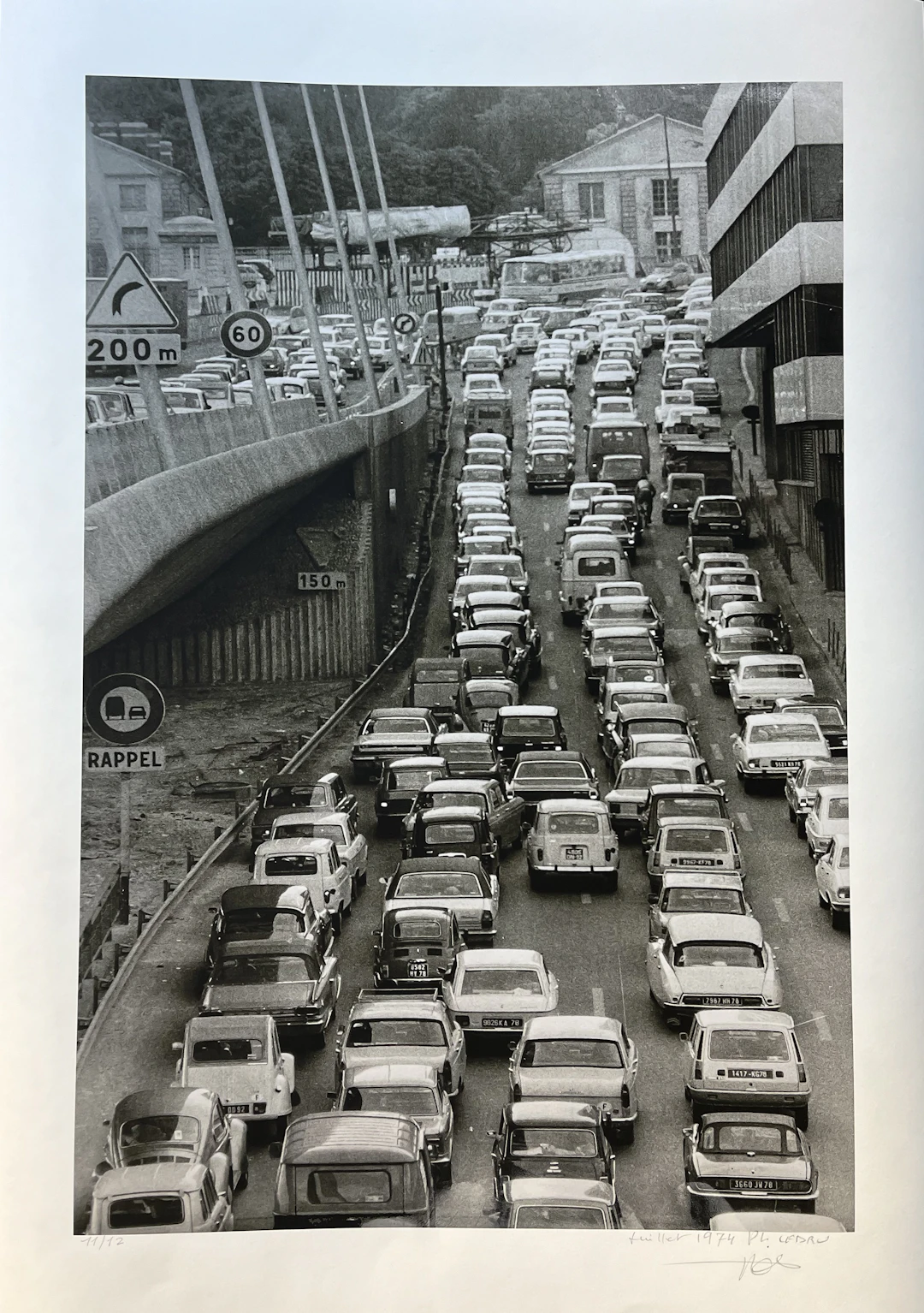 PERIPHERIQUE - Photo signée, exemplaire numéroté