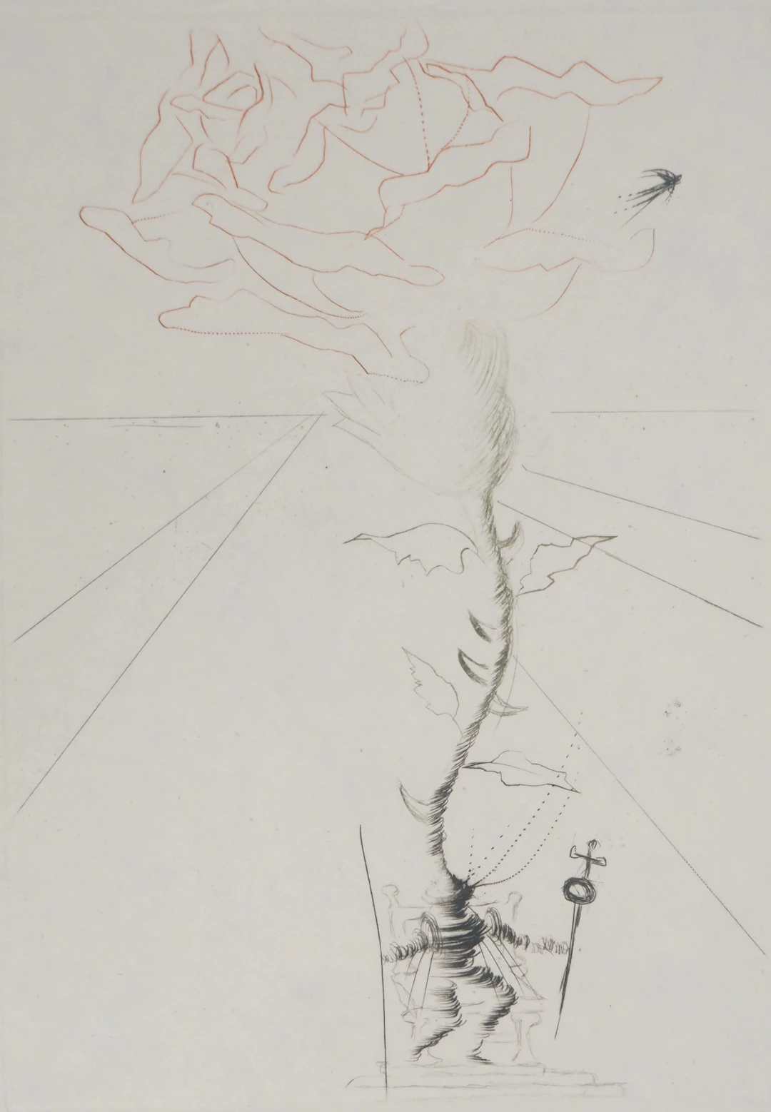 Salvador DALI : Henry III - Gravure originale signée