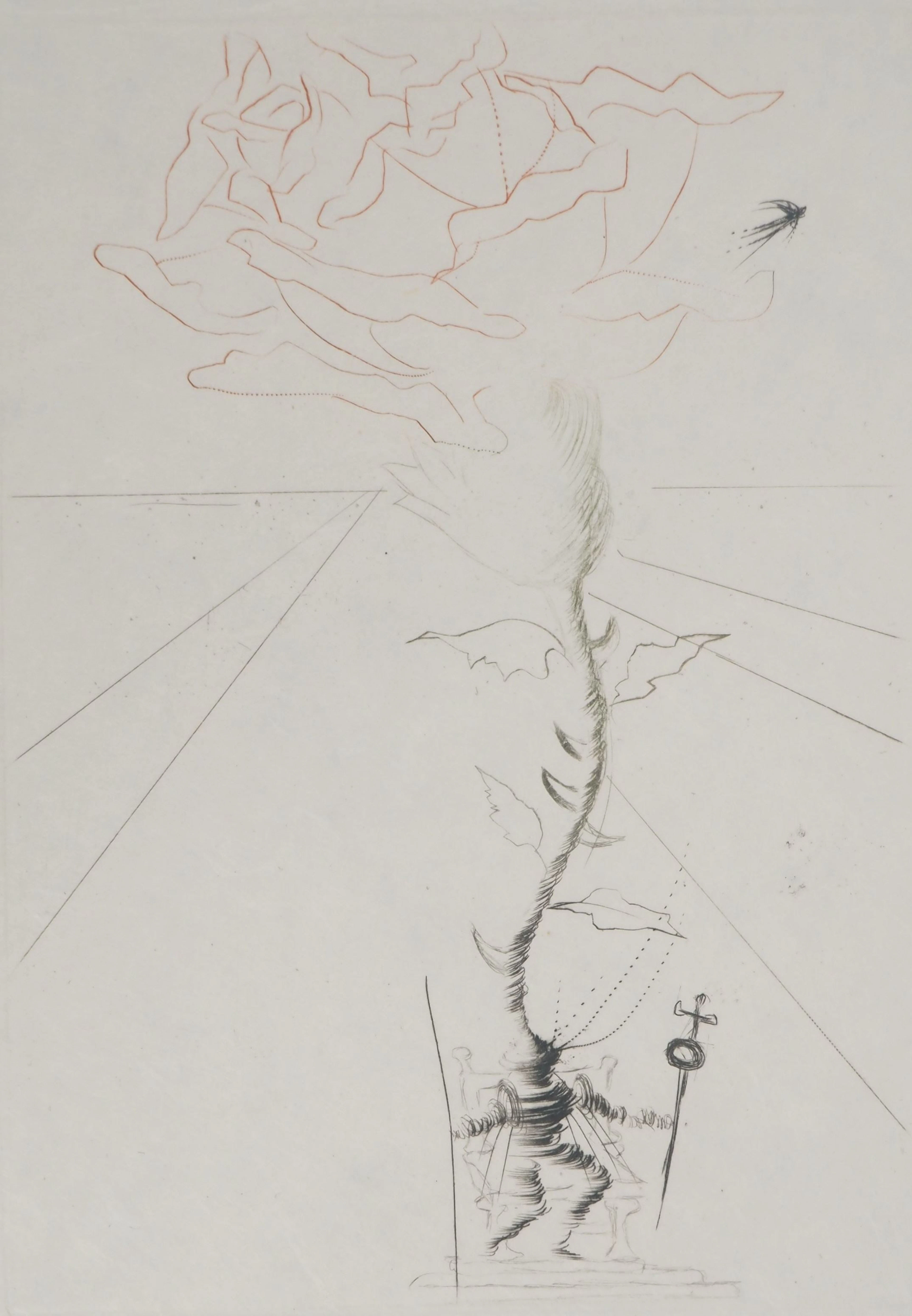 Salvador DALI : Henry III - Gravure originale signée
