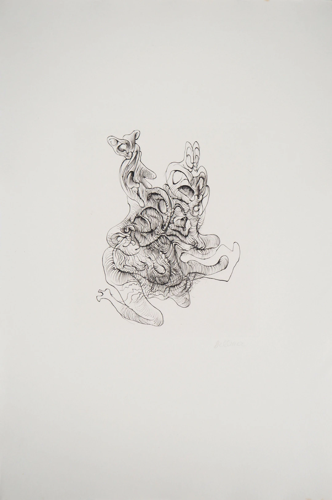 Hans BELLMER - Créature fantastique - Gravure originale signée