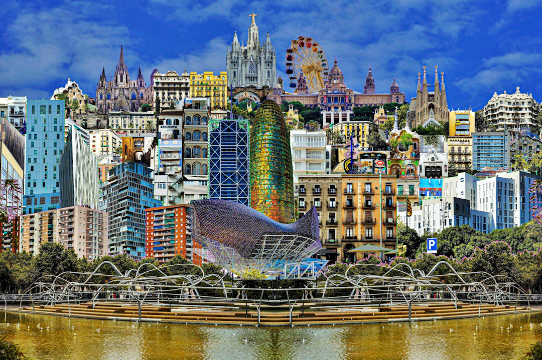 Gaudi .C - La-barceloneta-city, 2018 -