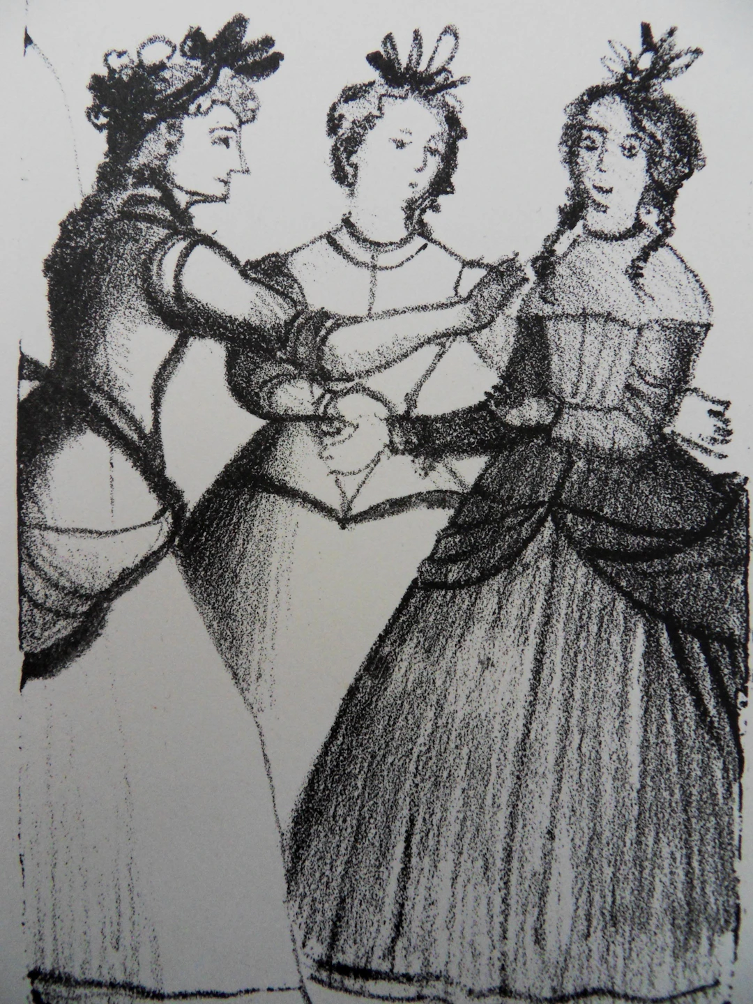 André DERAIN : Demoiselles coquettes - Lithographie originale signée