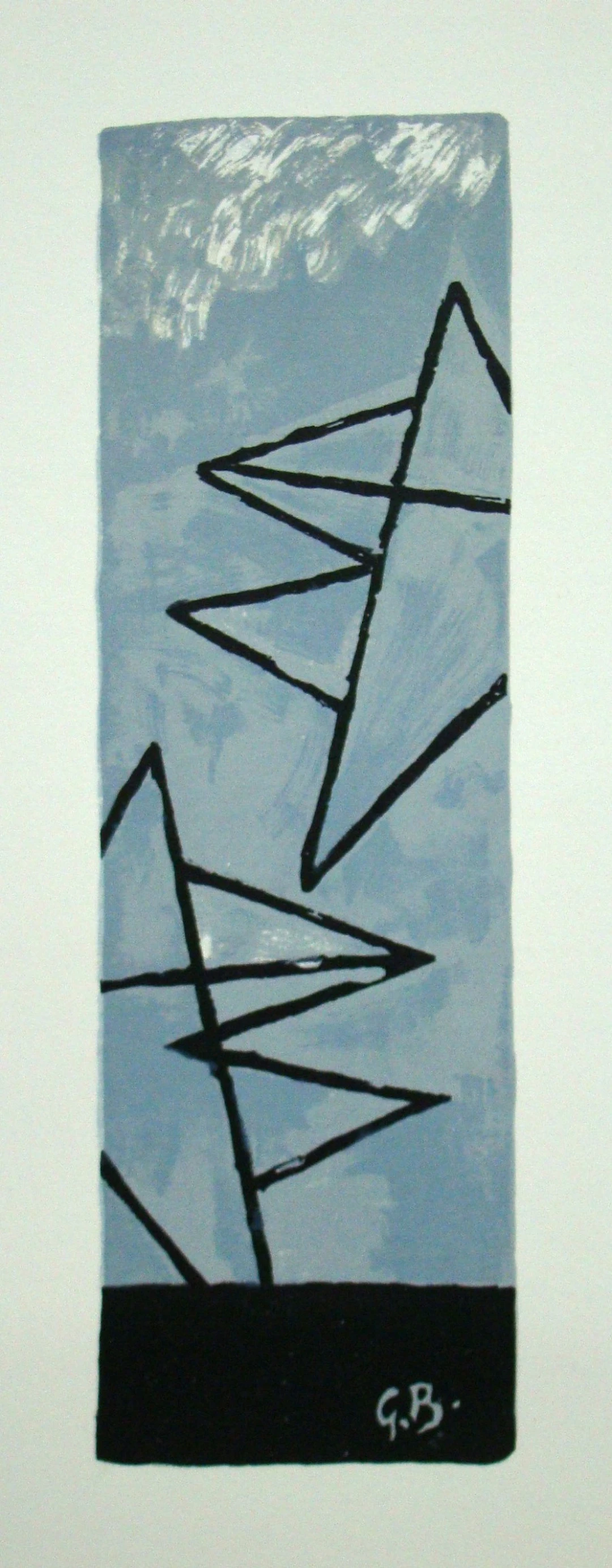 Georges BRAQUE - Ciel gris I., 1959 - Lithographie originale signée