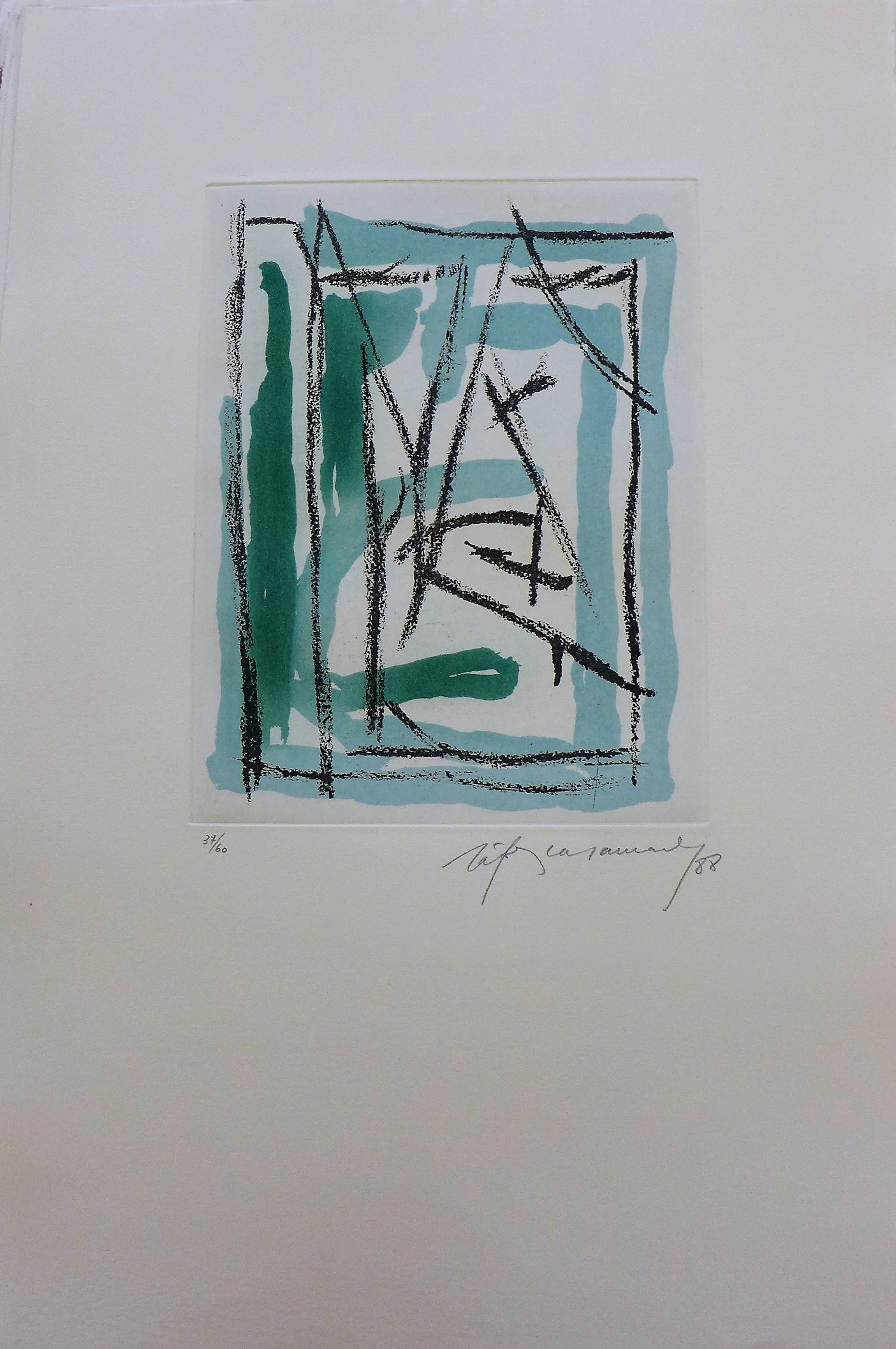 Alberto RAFOLS-CASAMADA - Laberint 3, 1988, Gravure signée, datée et justifiée